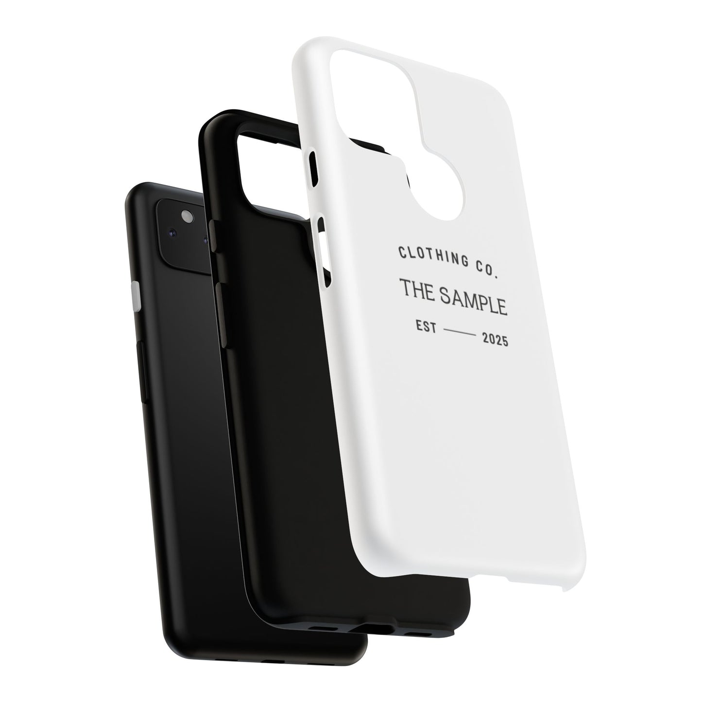 Durable Phone Case - “The Sample Clothing Co.” Design