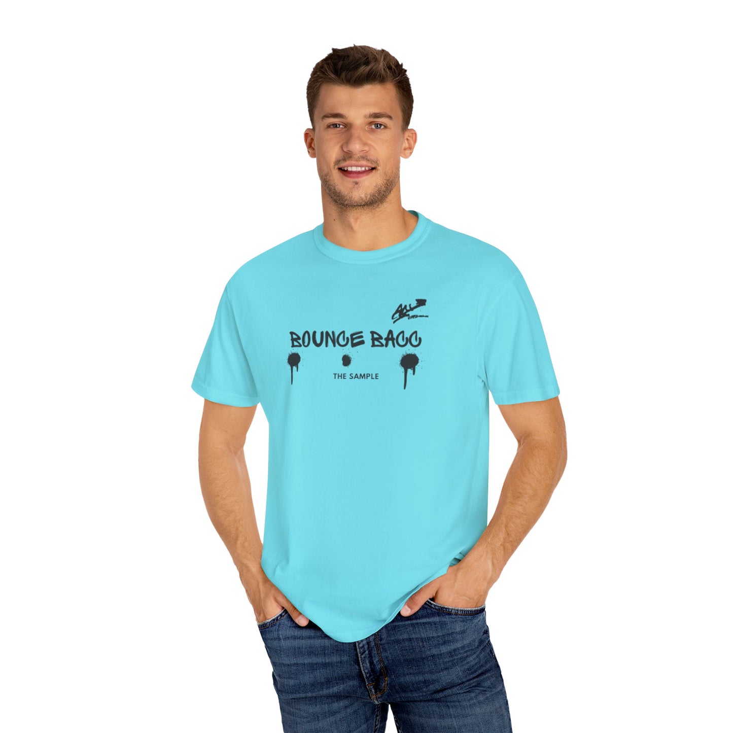 “Bounce Bacc” Unisex Garment-Dyed T-Shirt - Streetwear Style for Everyday Comfort