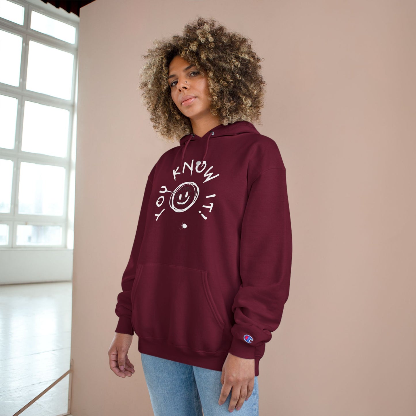 Champion Hoodie - 'You Know It!' Casual Sweatshirt for Everyday Comfort