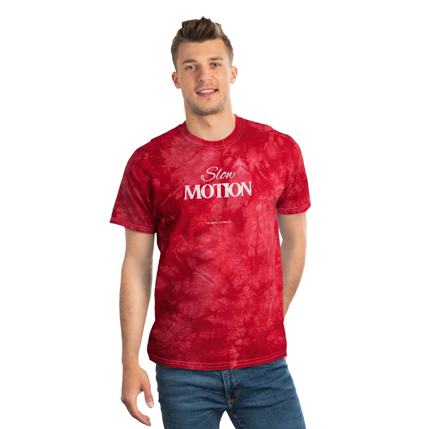 (Unisex) Tie-Dye Tee - “Slow Motion” Design