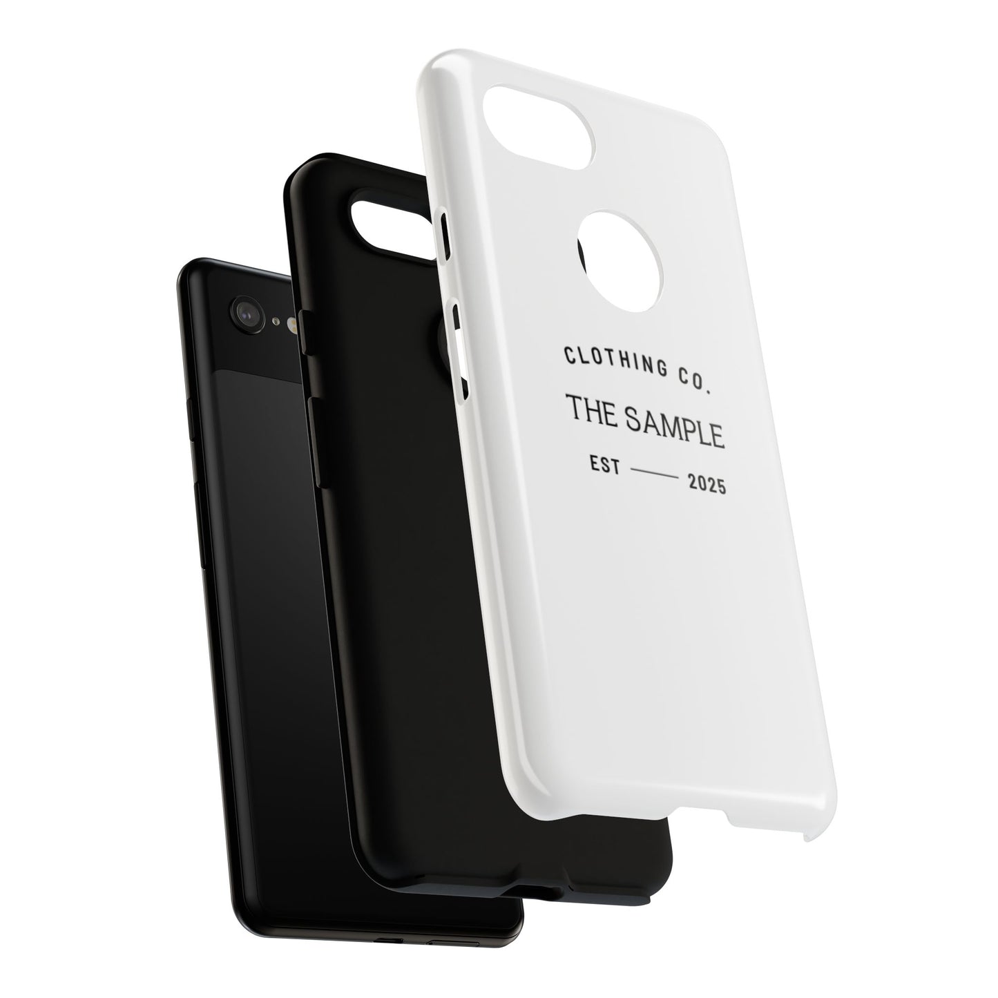 Durable Phone Case - “The Sample Clothing Co.” Design