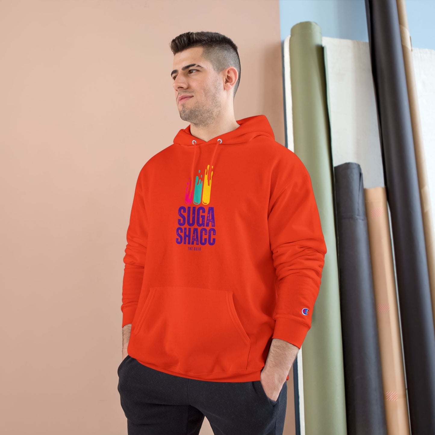 Champion Hoodie - "Suga Shacc" Design