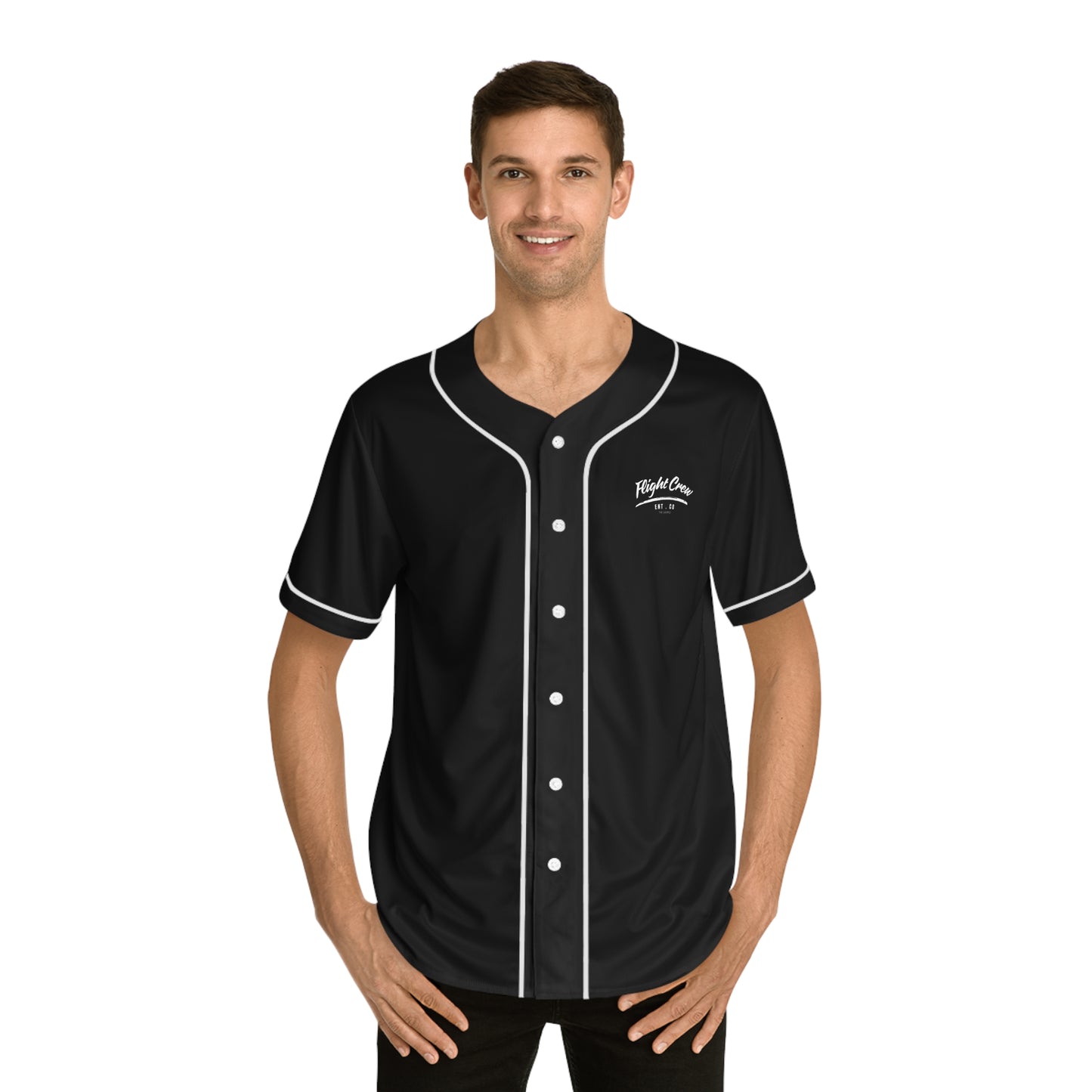 Men's Baseball Jersey - “Flight Crew ENT” Design (420)
