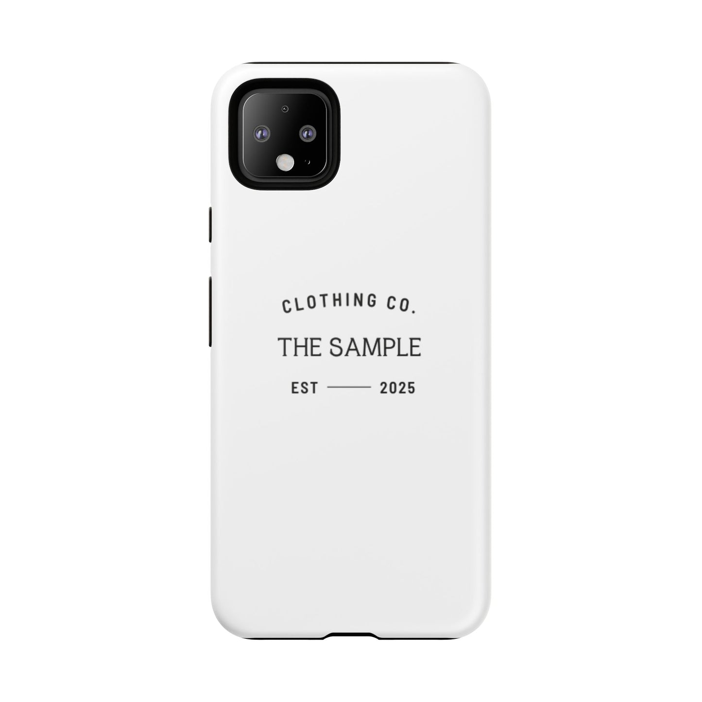 Durable Phone Case - “The Sample Clothing Co.” Design