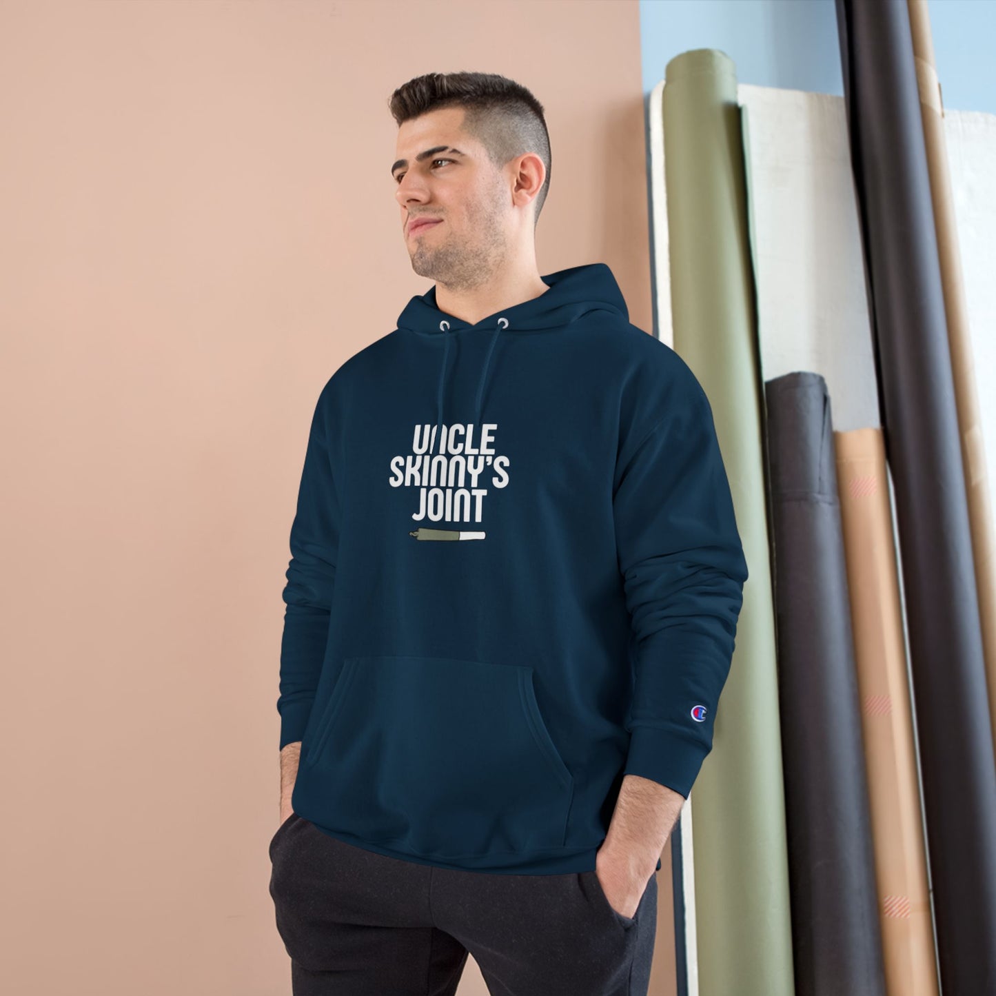 Champion Hoodie - “Uncle Skinny’s Joint” Design