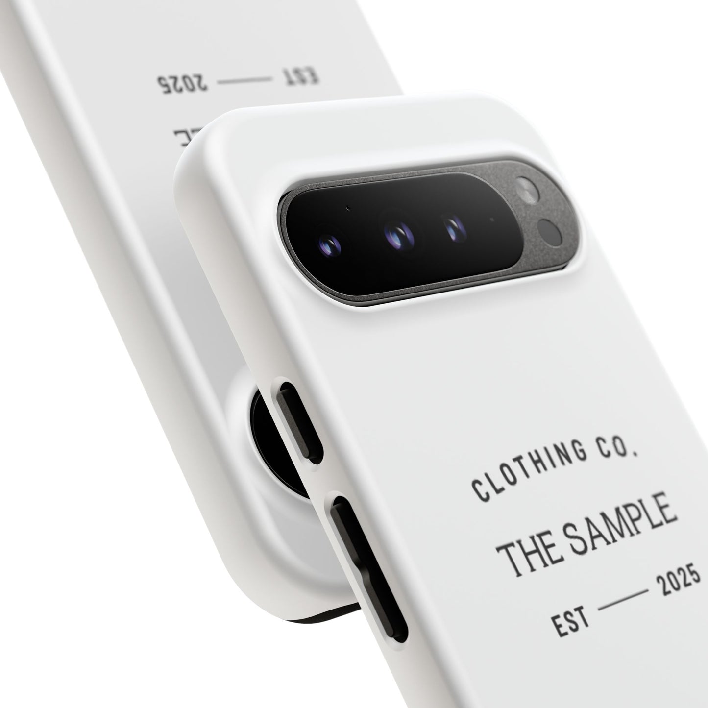 Durable Phone Case - “The Sample Clothing Co.” Design