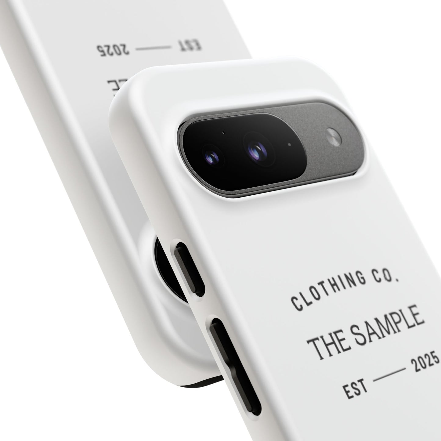 Durable Phone Case - “The Sample Clothing Co.” Design