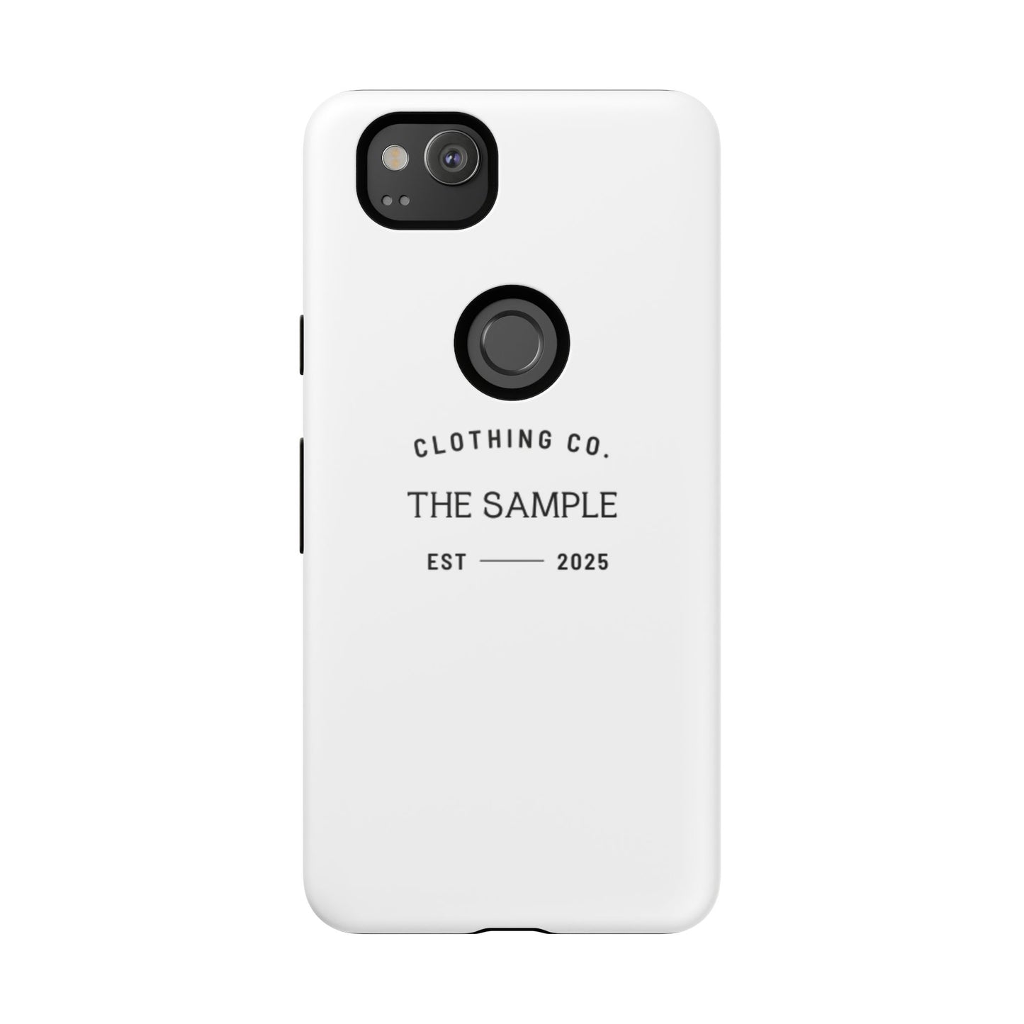 Durable Phone Case - “The Sample Clothing Co.” Design