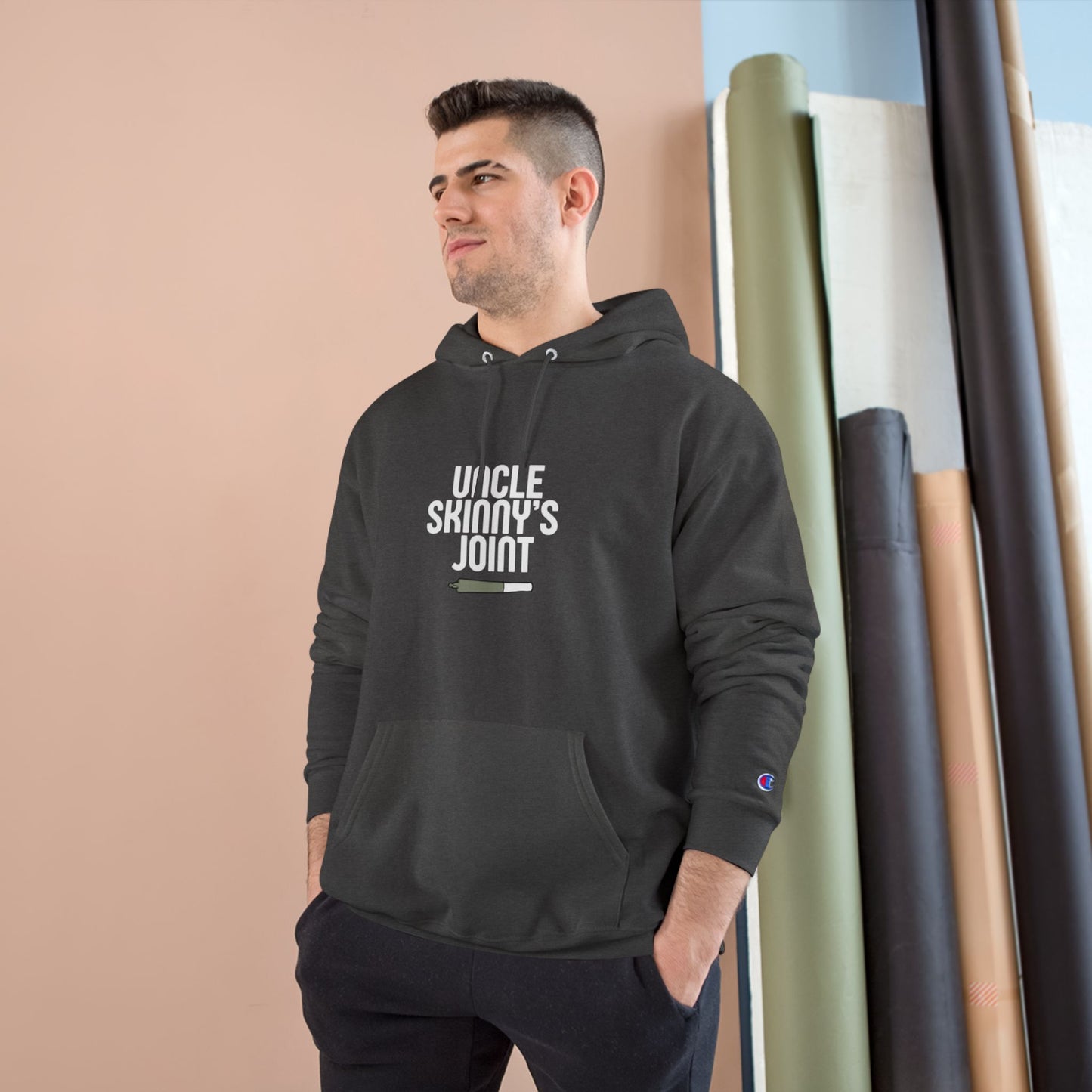 Champion Hoodie - “Uncle Skinny’s Joint” Design