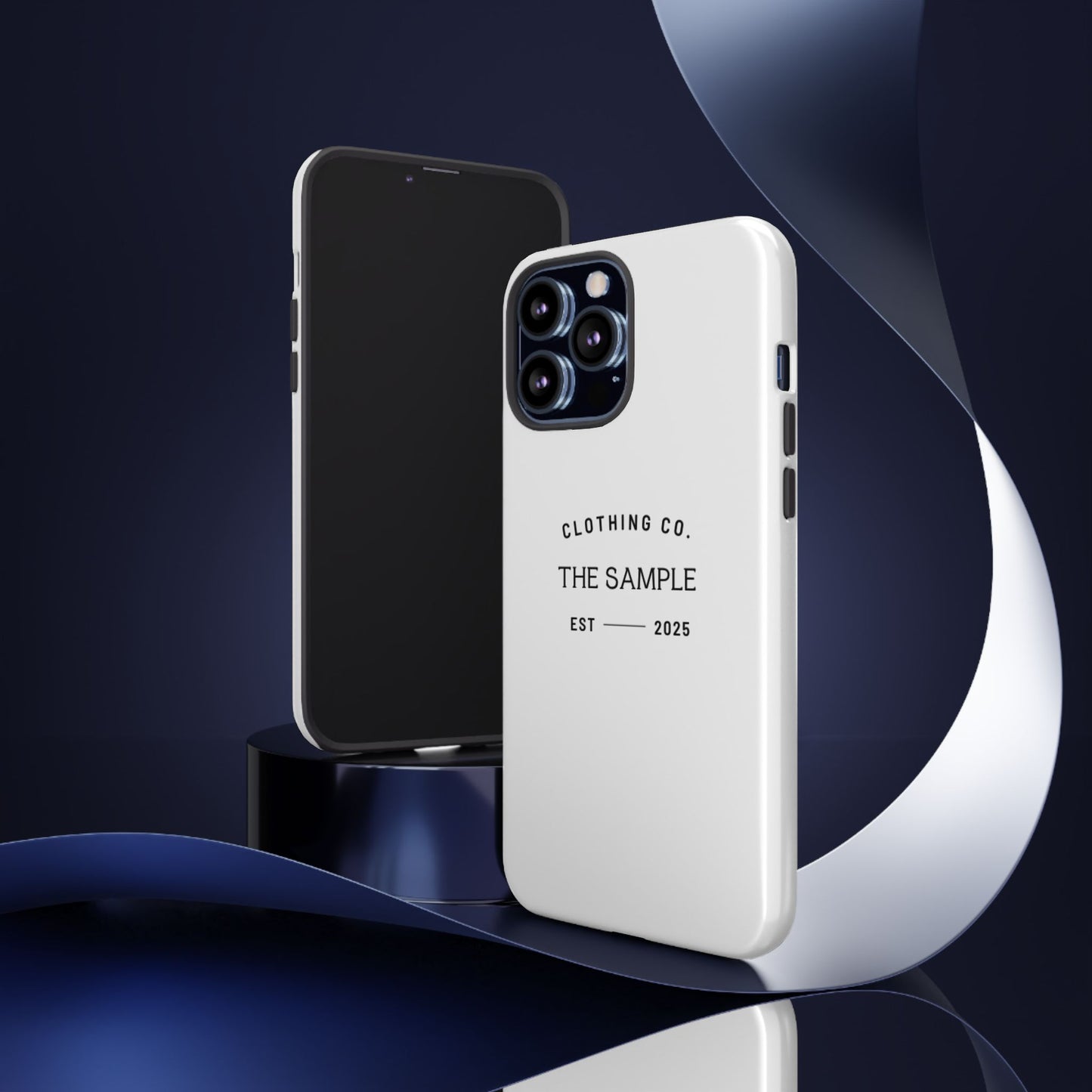 Durable Phone Case - “The Sample Clothing Co.” Design
