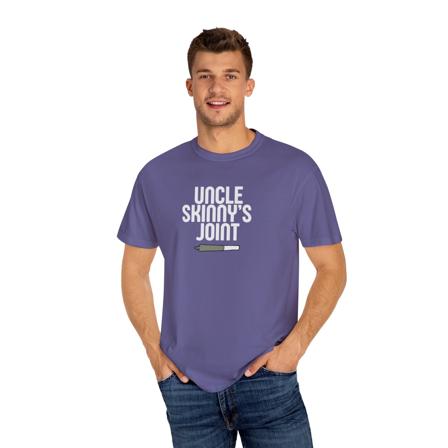 (Unisex) Comfortable Tee - “Uncle Skinny’s Joint” Design