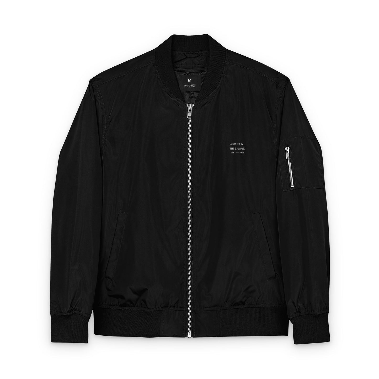 Embroidered Bomber Jacket - "The Sample Clothing Co. Collective" Design