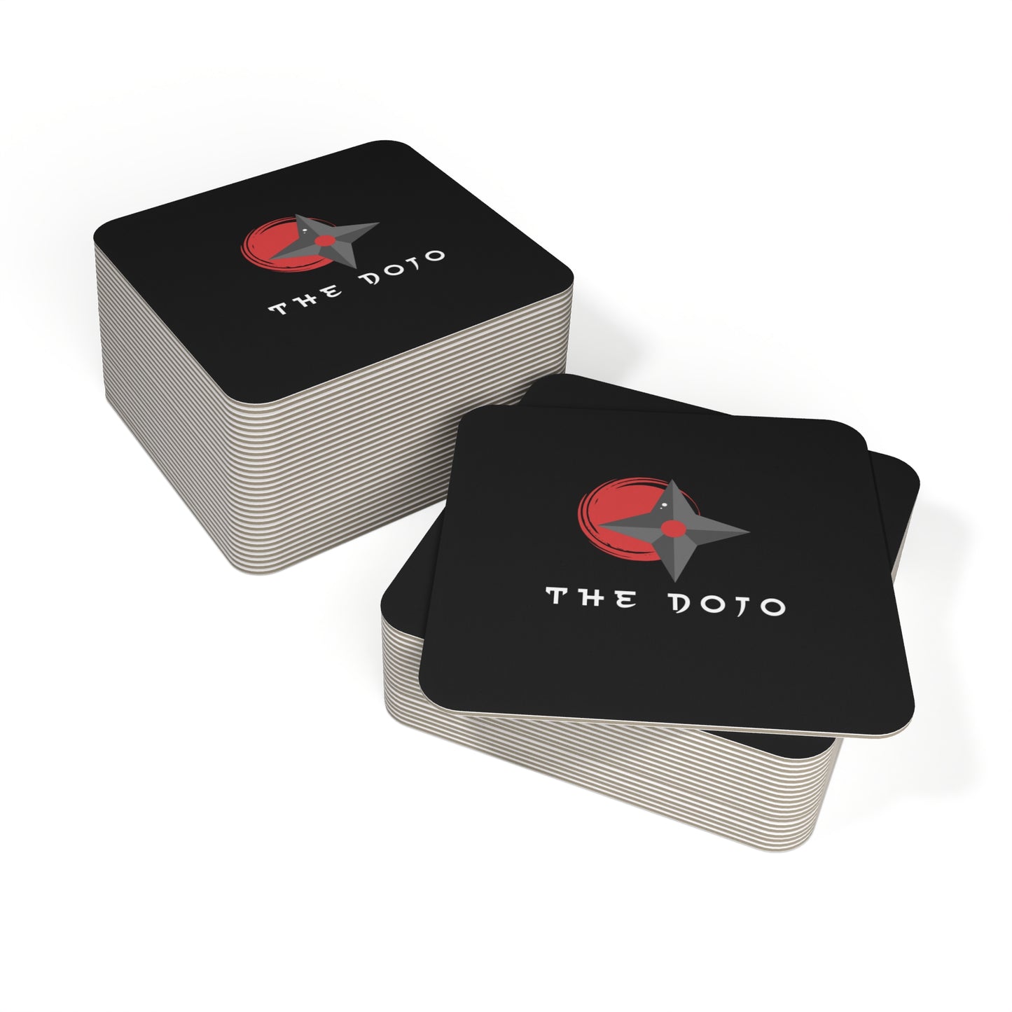 Coasters Set - “The Dojo” Design (50 or 100 pcs)