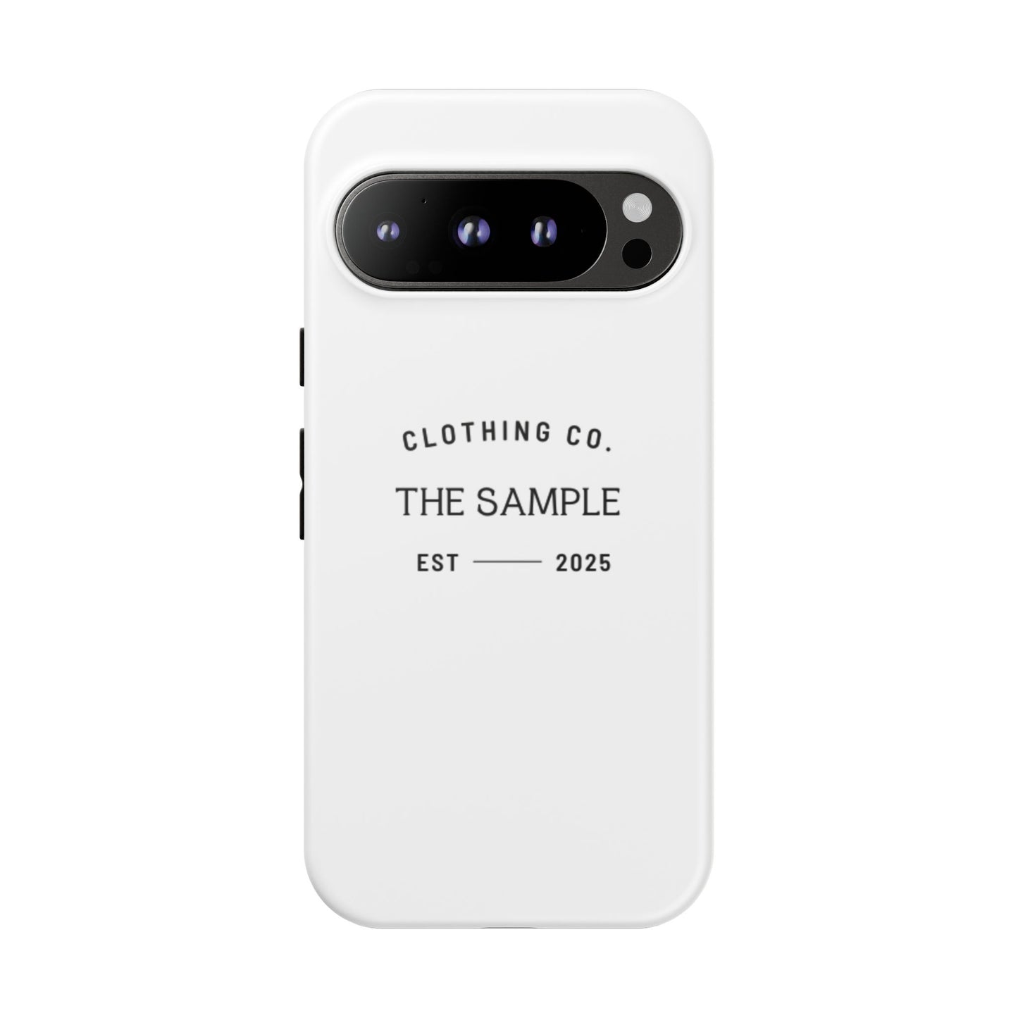 Durable Phone Case - “The Sample Clothing Co.” Design