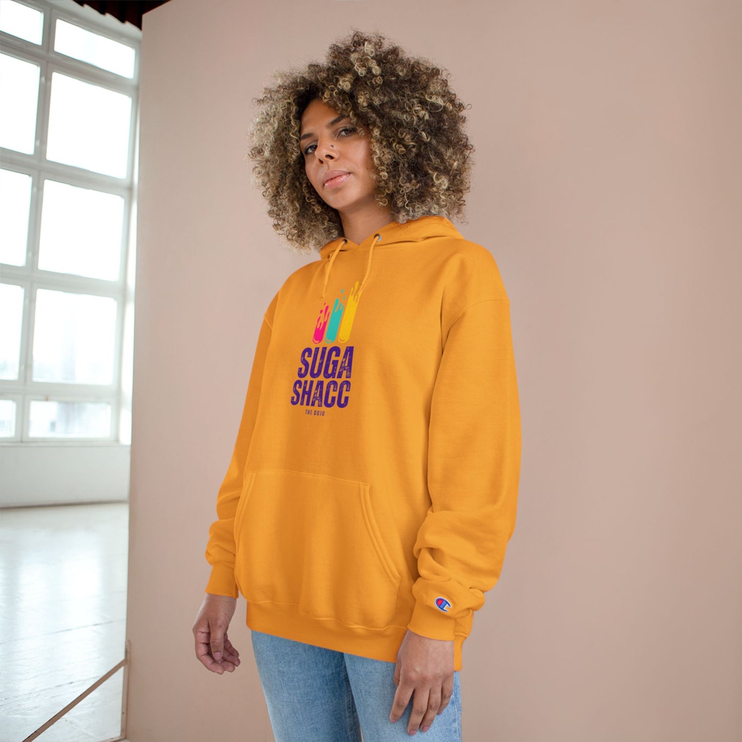 Champion Hoodie - "Suga Shacc" Design