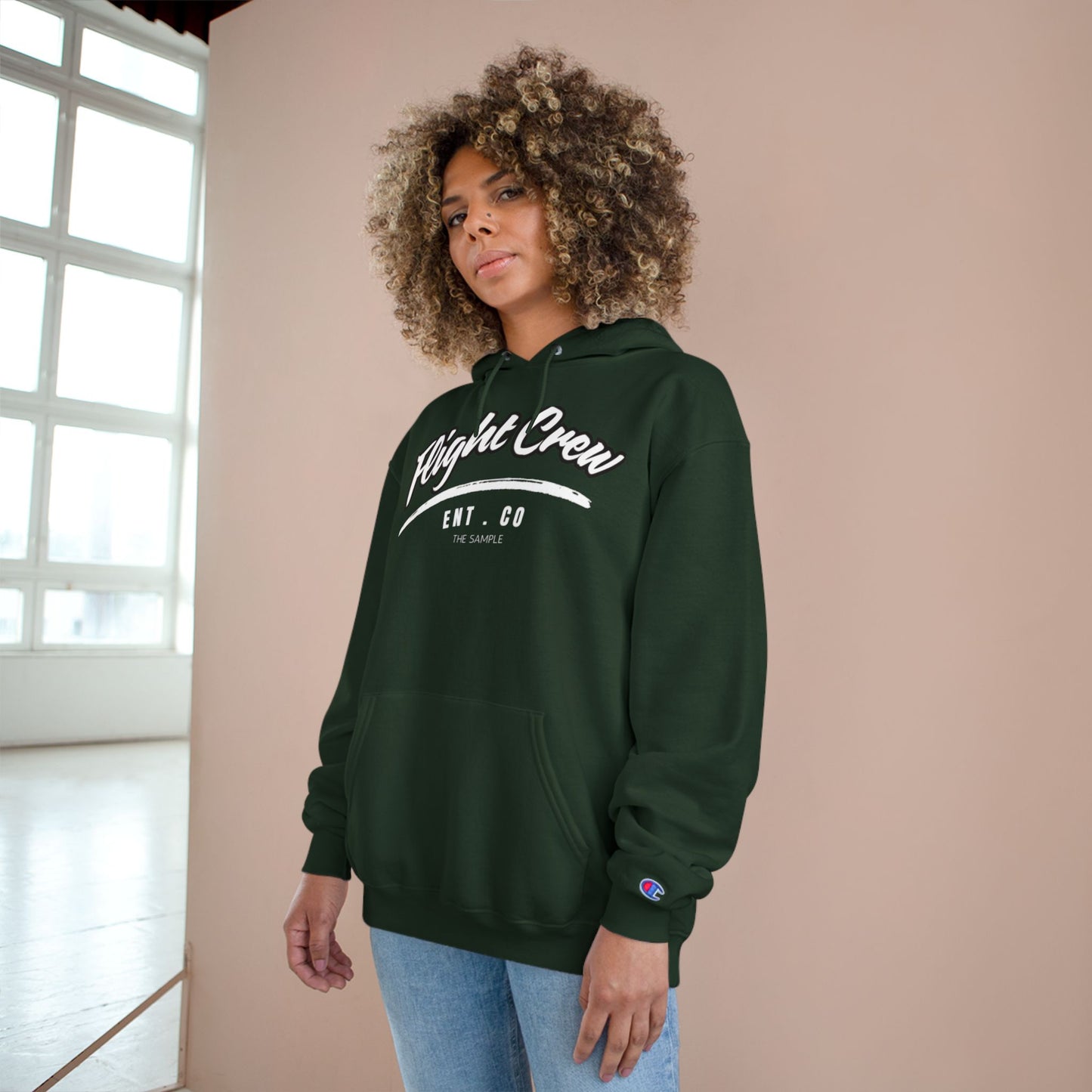 Champion Hoodie - "Flight Crew" Design