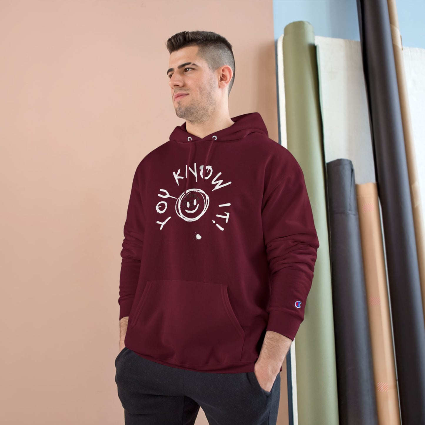 Champion Hoodie - 'You Know It!' Casual Sweatshirt for Everyday Comfort