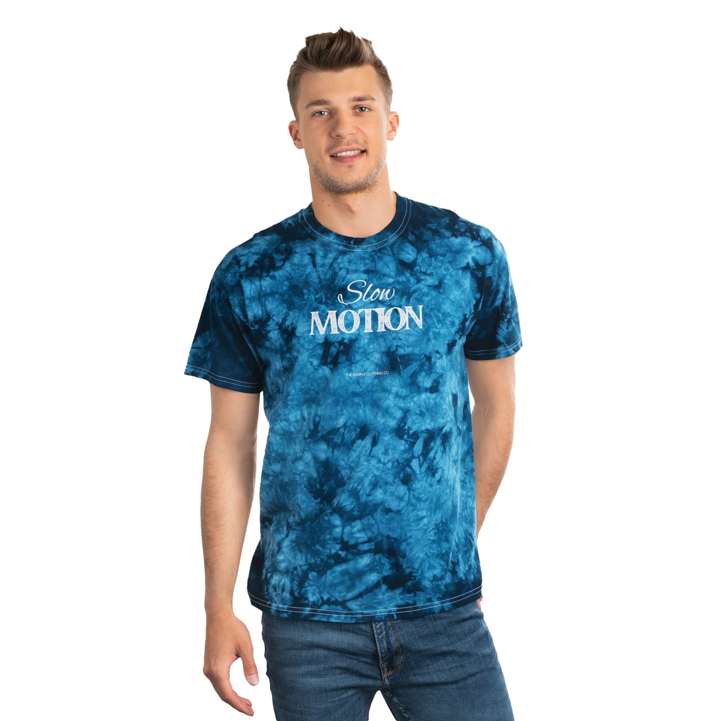 (Unisex) Tie-Dye Tee - “Slow Motion” Design
