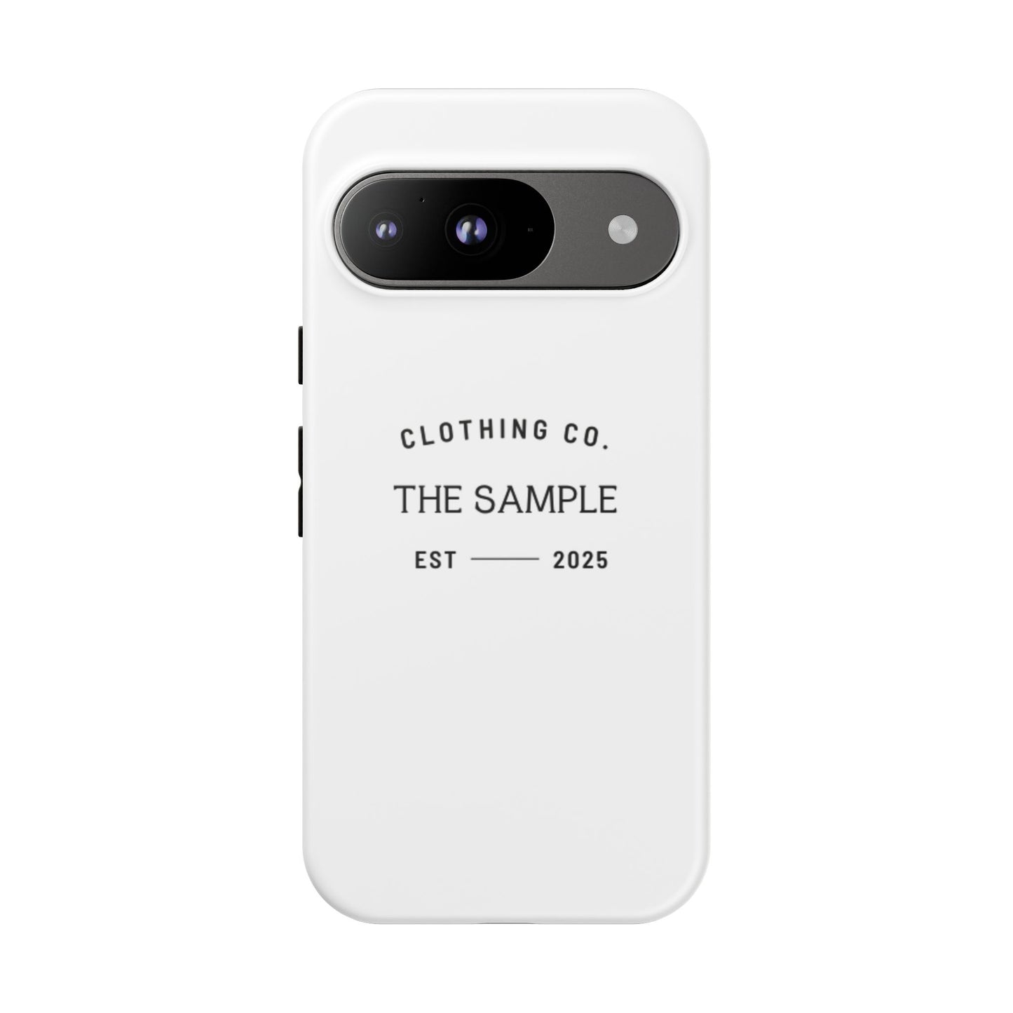 Durable Phone Case - “The Sample Clothing Co.” Design