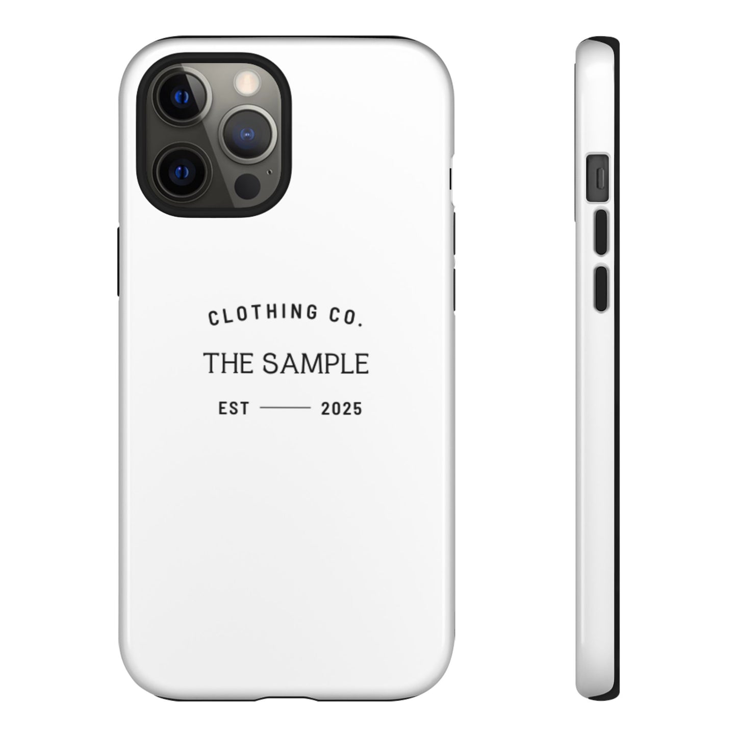 Durable Phone Case - “The Sample Clothing Co.” Design