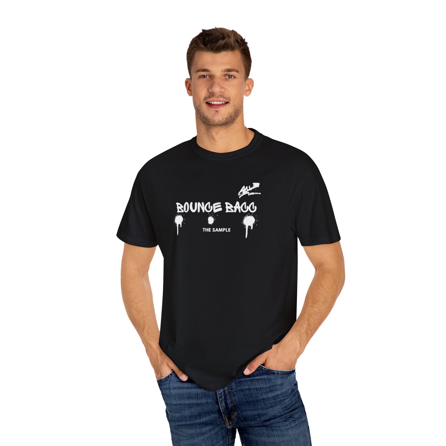 “Bounce Bacc” Unisex Garment-Dyed T-Shirt - Soft, Trendy Style for Everyday Wear