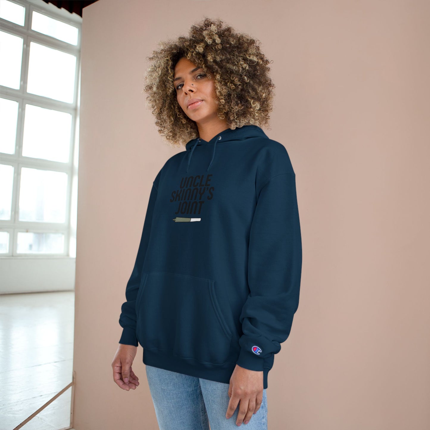 Champion Hoodie - “Uncle Skinny’s Joint” Design