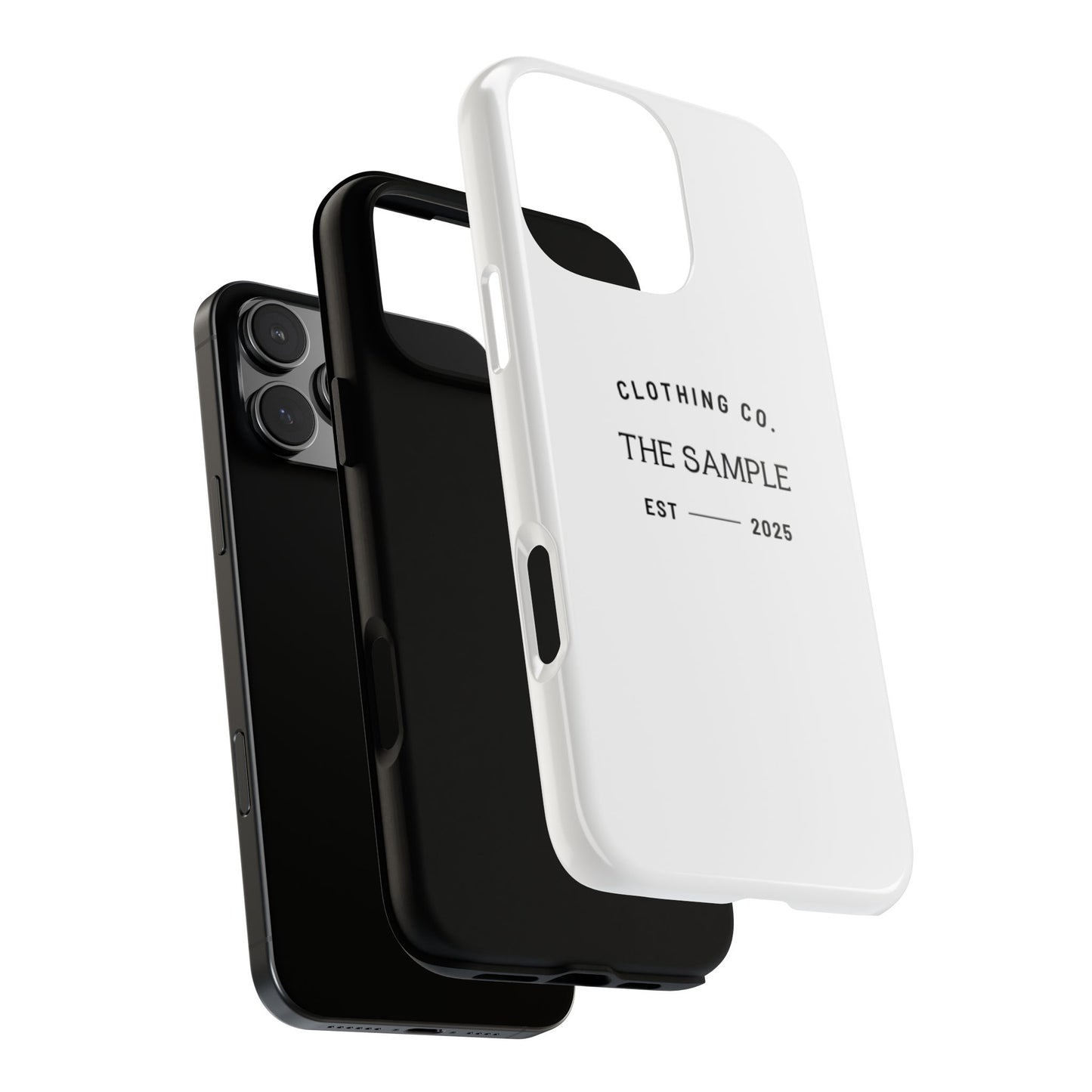 Durable Phone Case - “The Sample Clothing Co.” Design