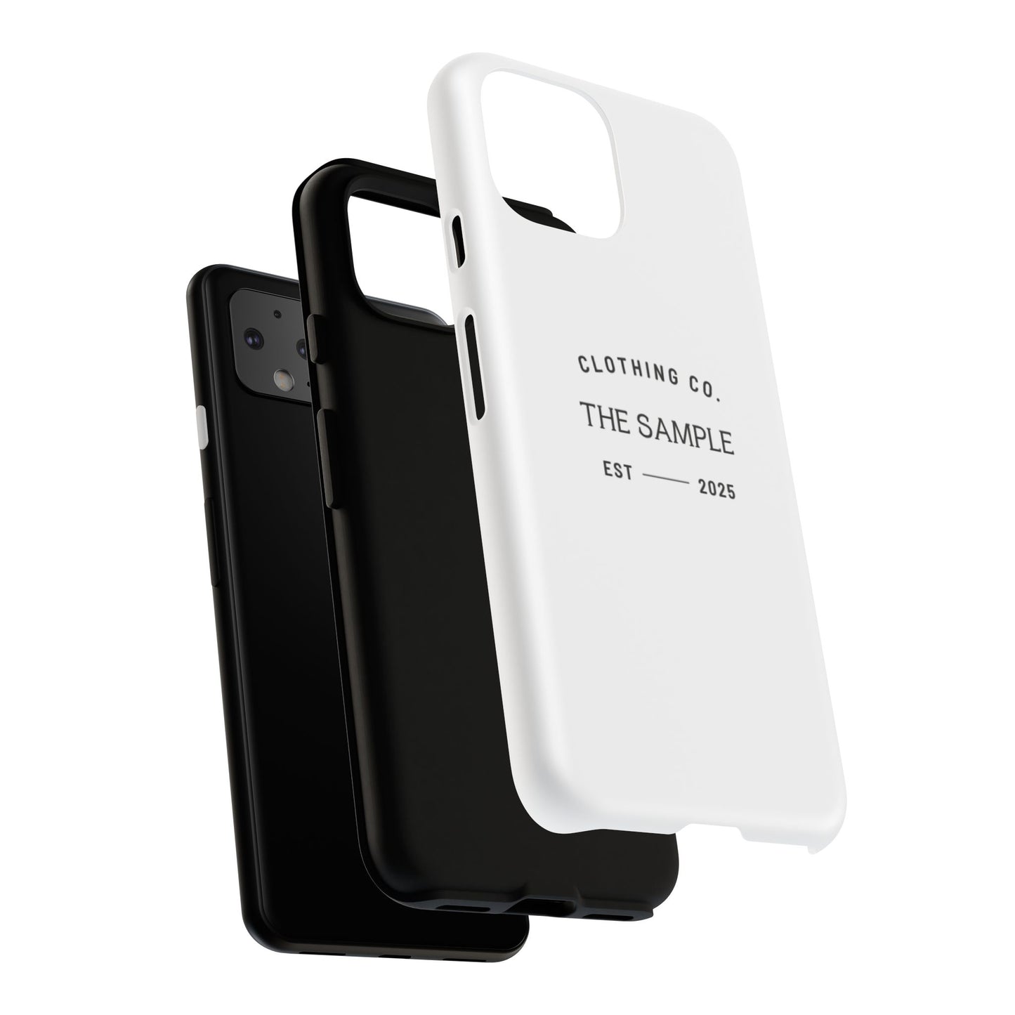 Durable Phone Case - “The Sample Clothing Co.” Design