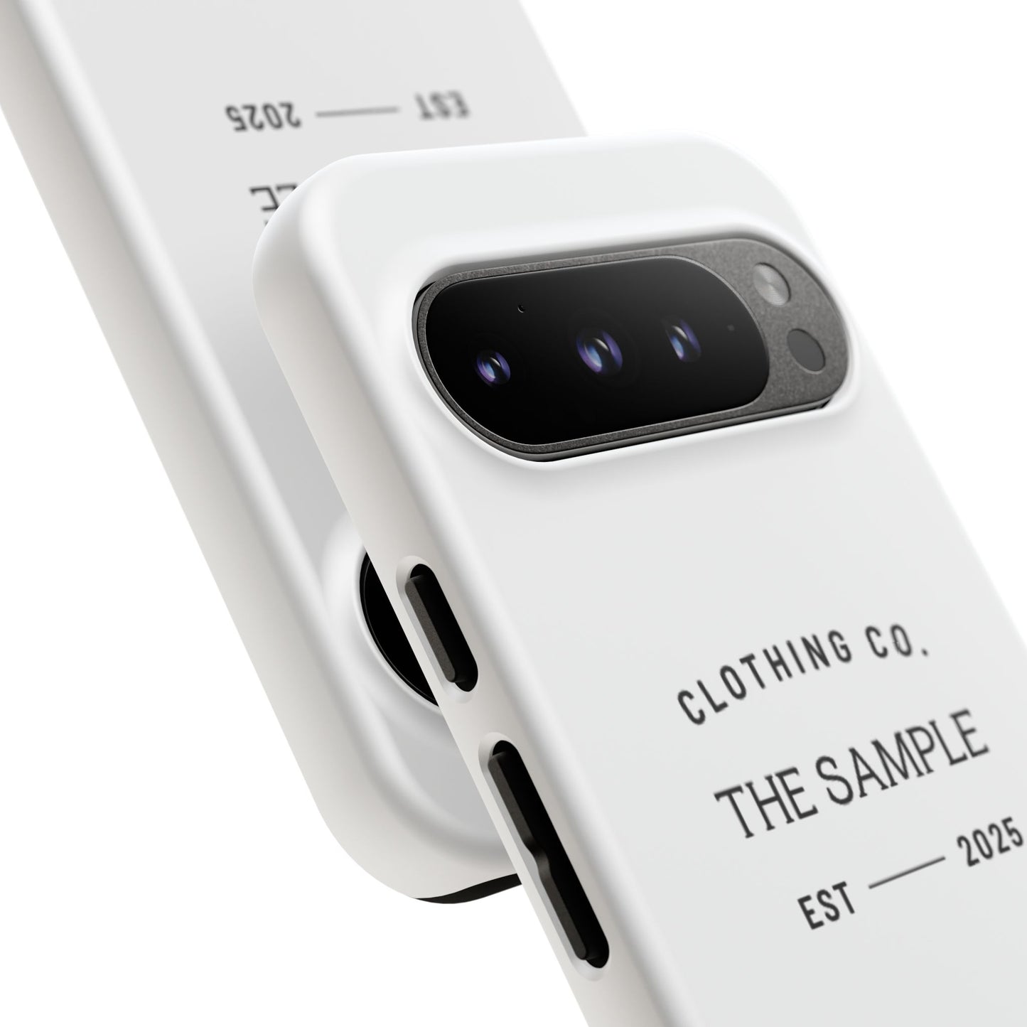 Durable Phone Case - “The Sample Clothing Co.” Design
