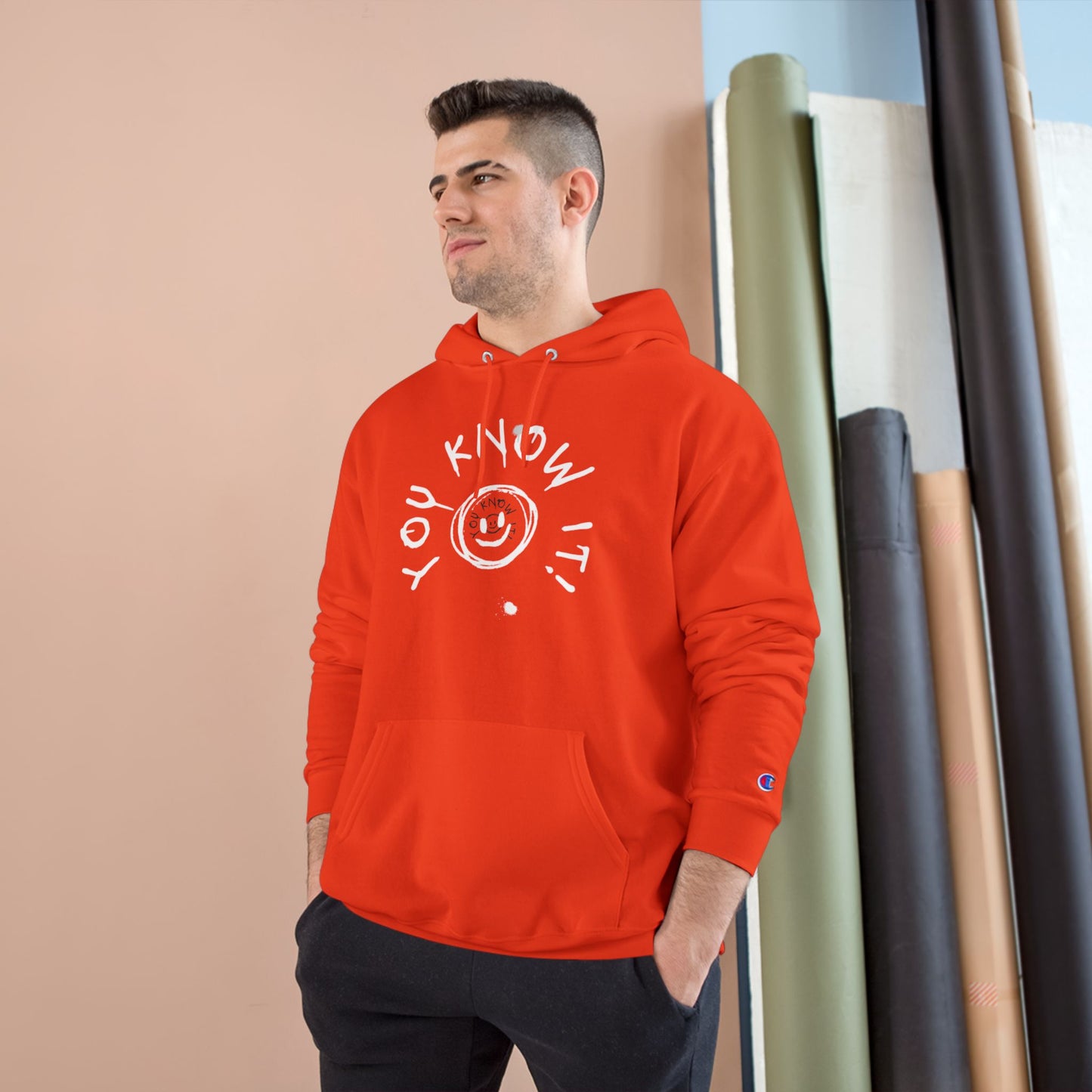 Champion Hoodie - 'You Know It!' Casual Sweatshirt for Everyday Comfort