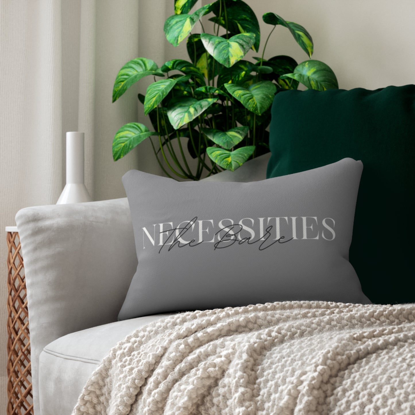 Lumbar Pillow - “The Bare Necessities” Design