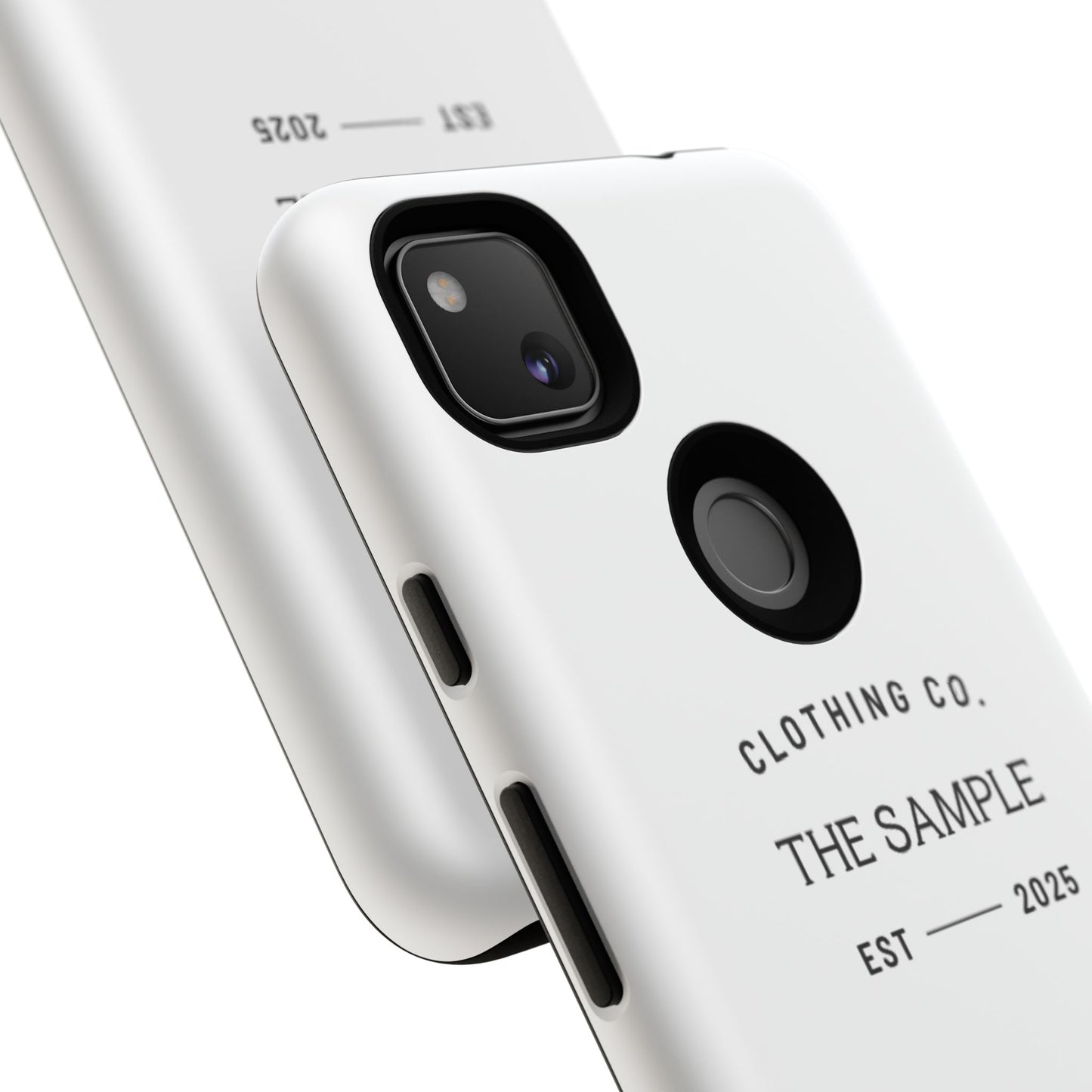 Durable Phone Case - “The Sample Clothing Co.” Design