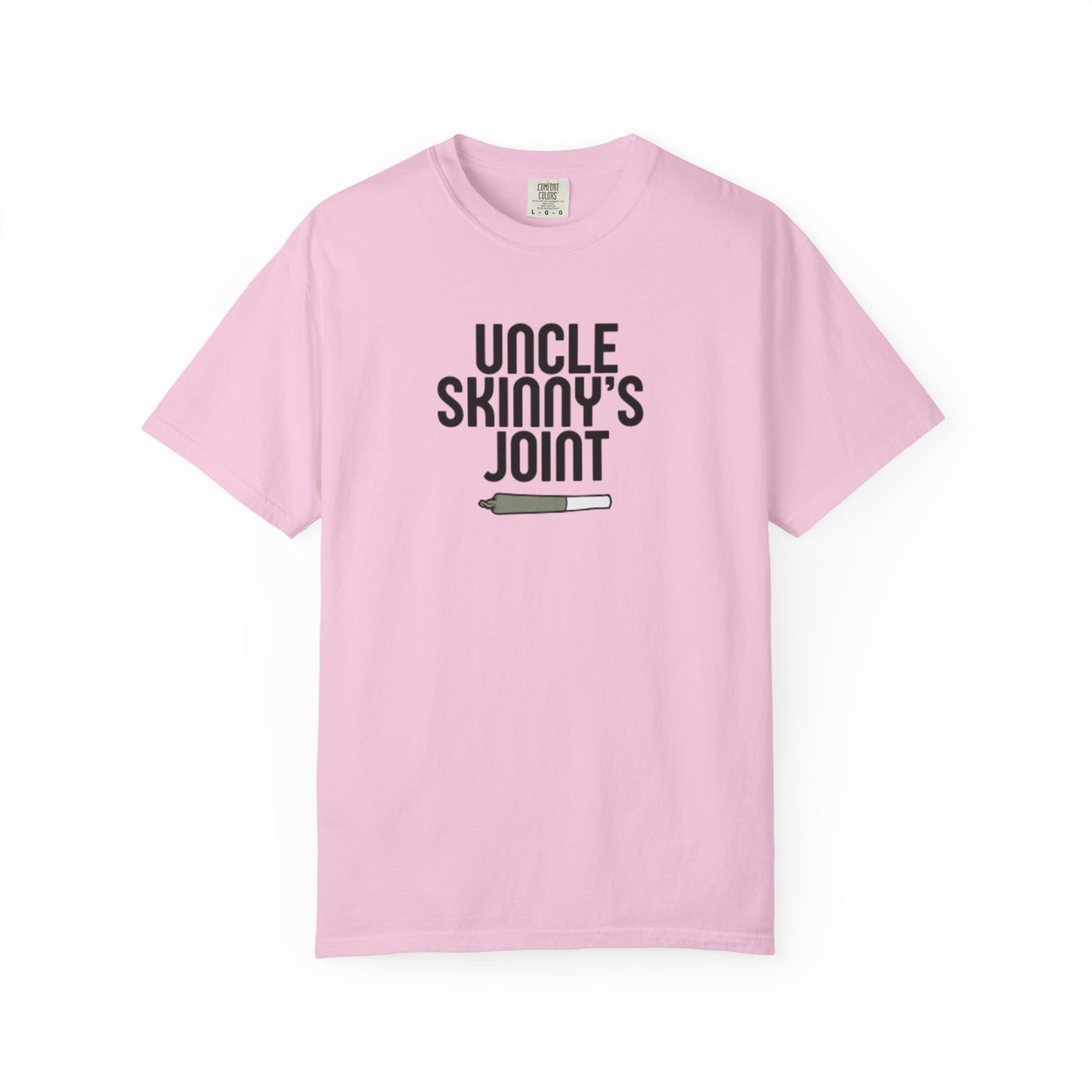 (Unisex) Garment-Dyed T-Shirt - “Uncle Skinny's Joint” Design