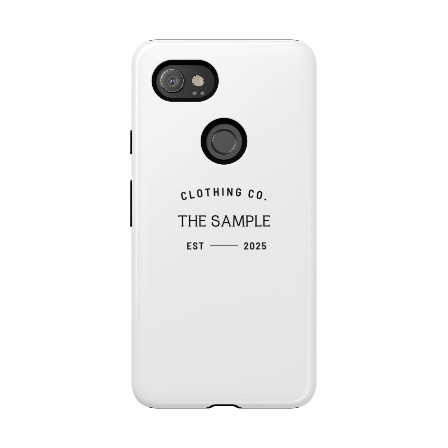 Durable Phone Case - “The Sample Clothing Co.” Design