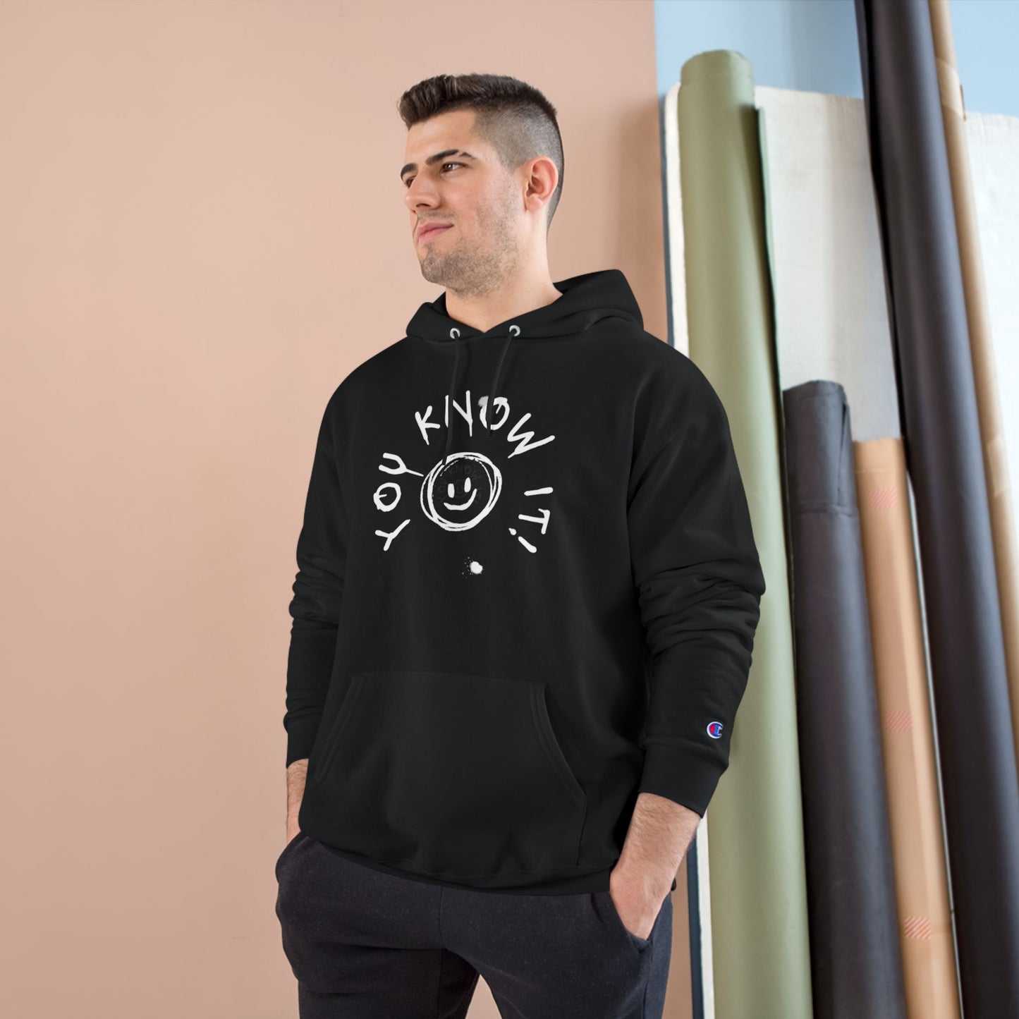 Champion Hoodie - 'You Know It!' Casual Sweatshirt for Everyday Comfort