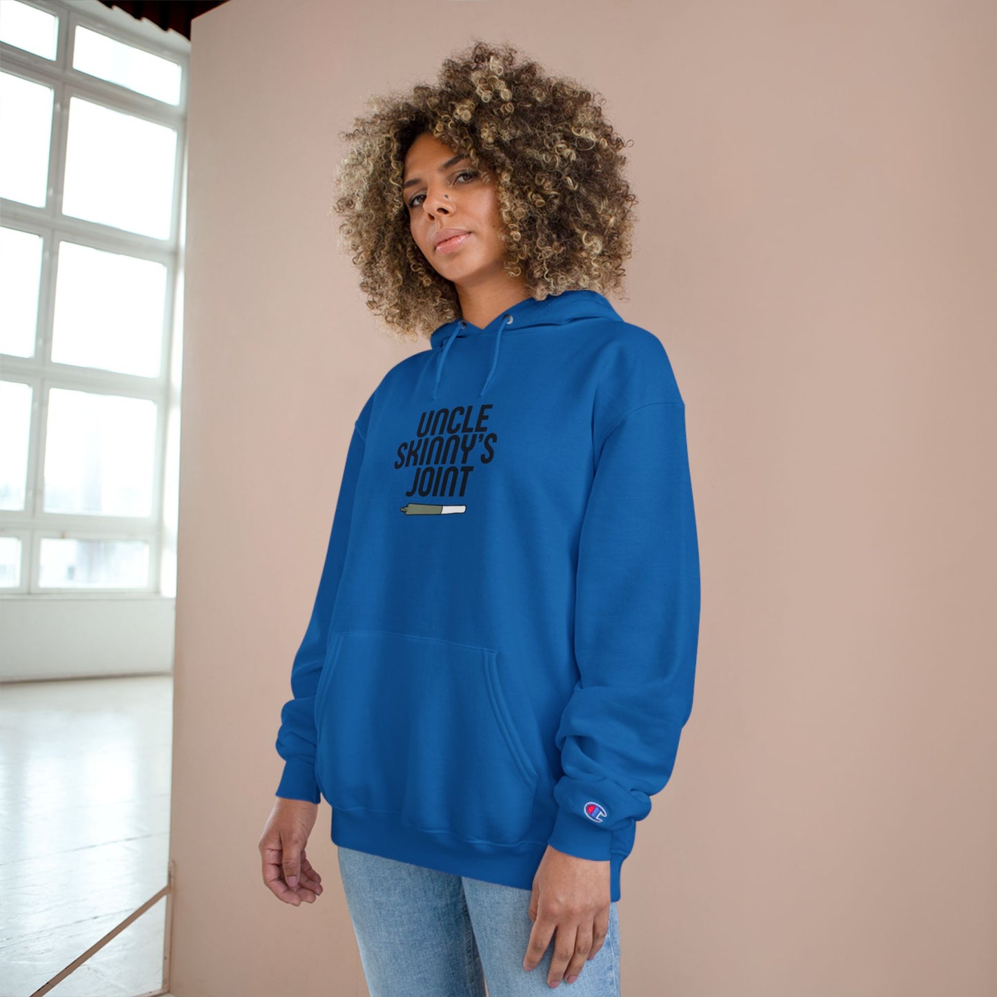 Champion Hoodie - “Uncle Skinny’s Joint” Design