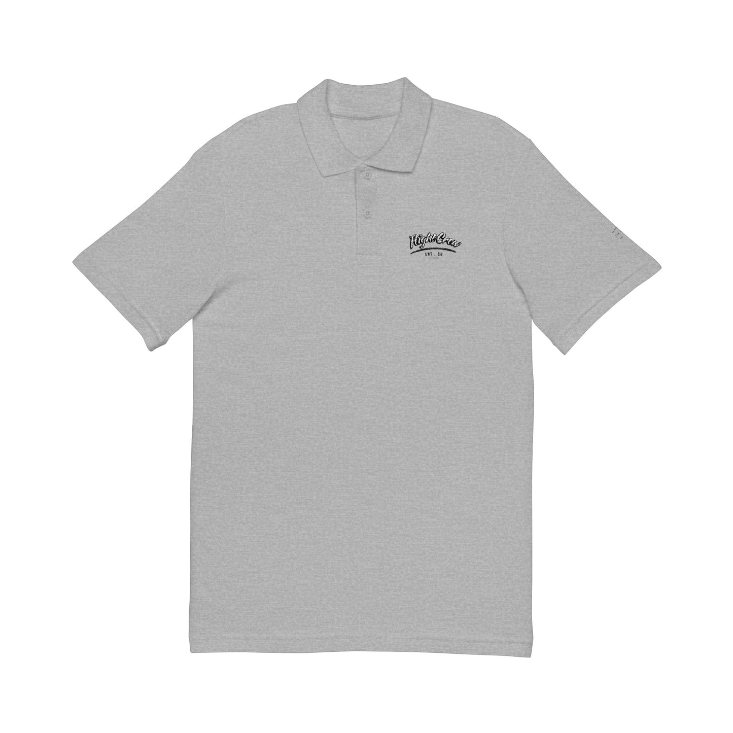 Classic Embroidered Polo Shirt - “Flight Crew ENT” Design