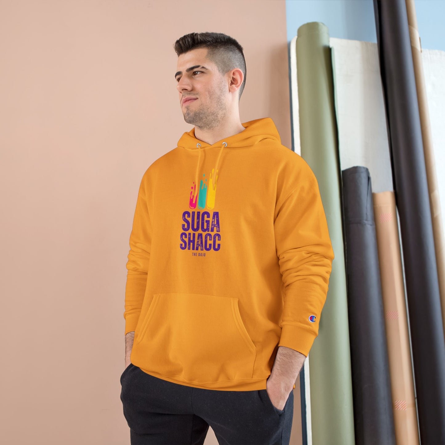 Champion Hoodie - "Suga Shacc" Design
