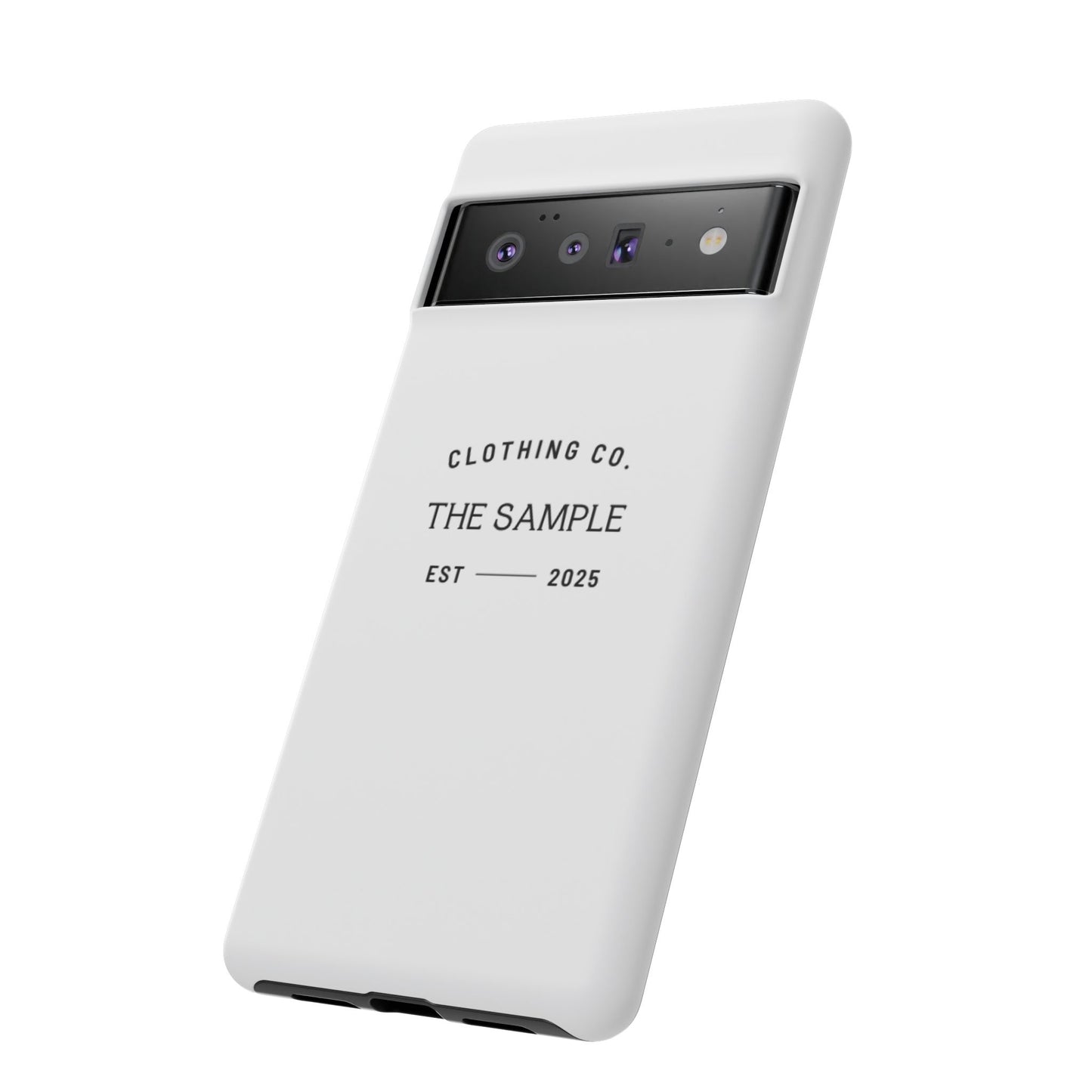Durable Phone Case - “The Sample Clothing Co.” Design