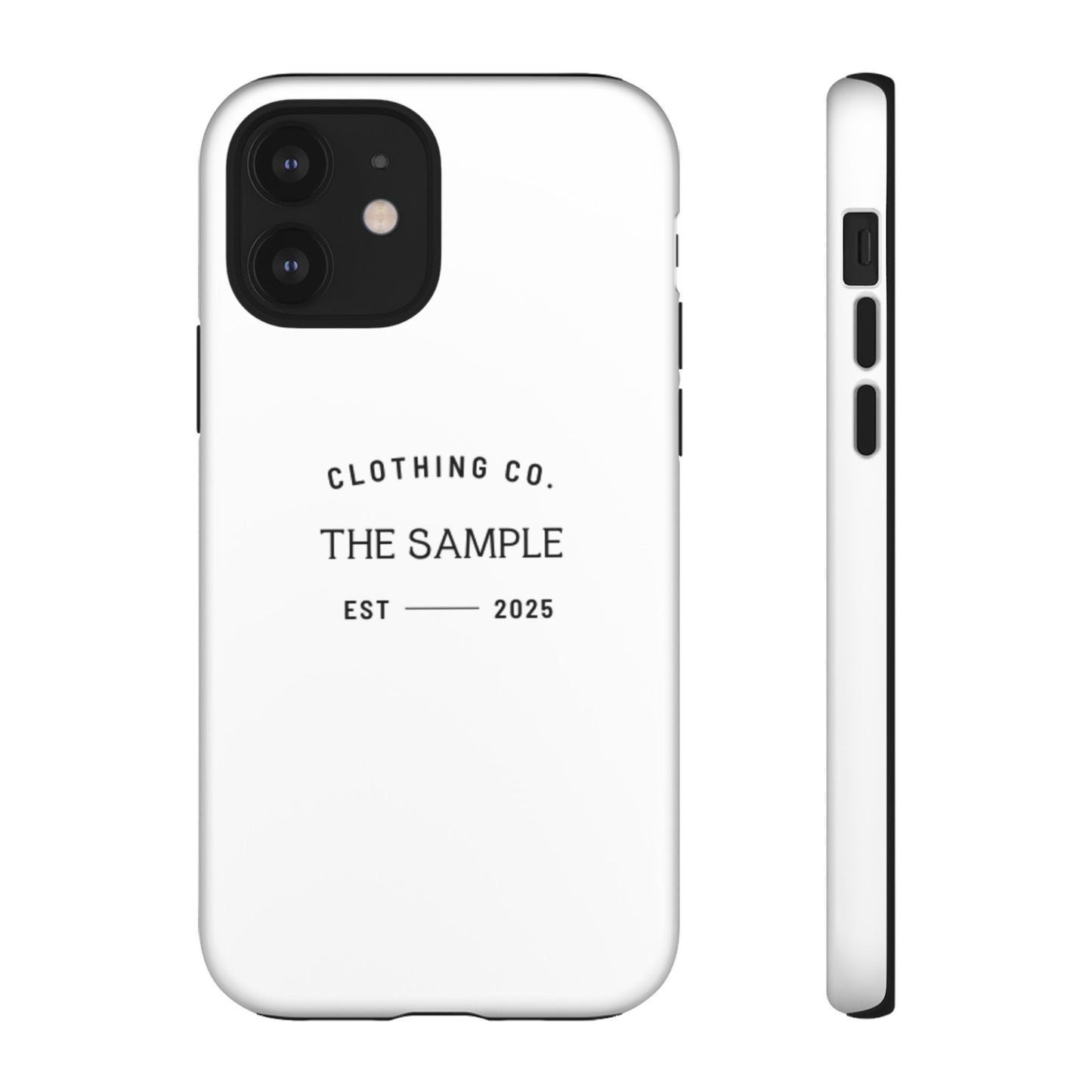 Durable Phone Case - “The Sample Clothing Co.” Design