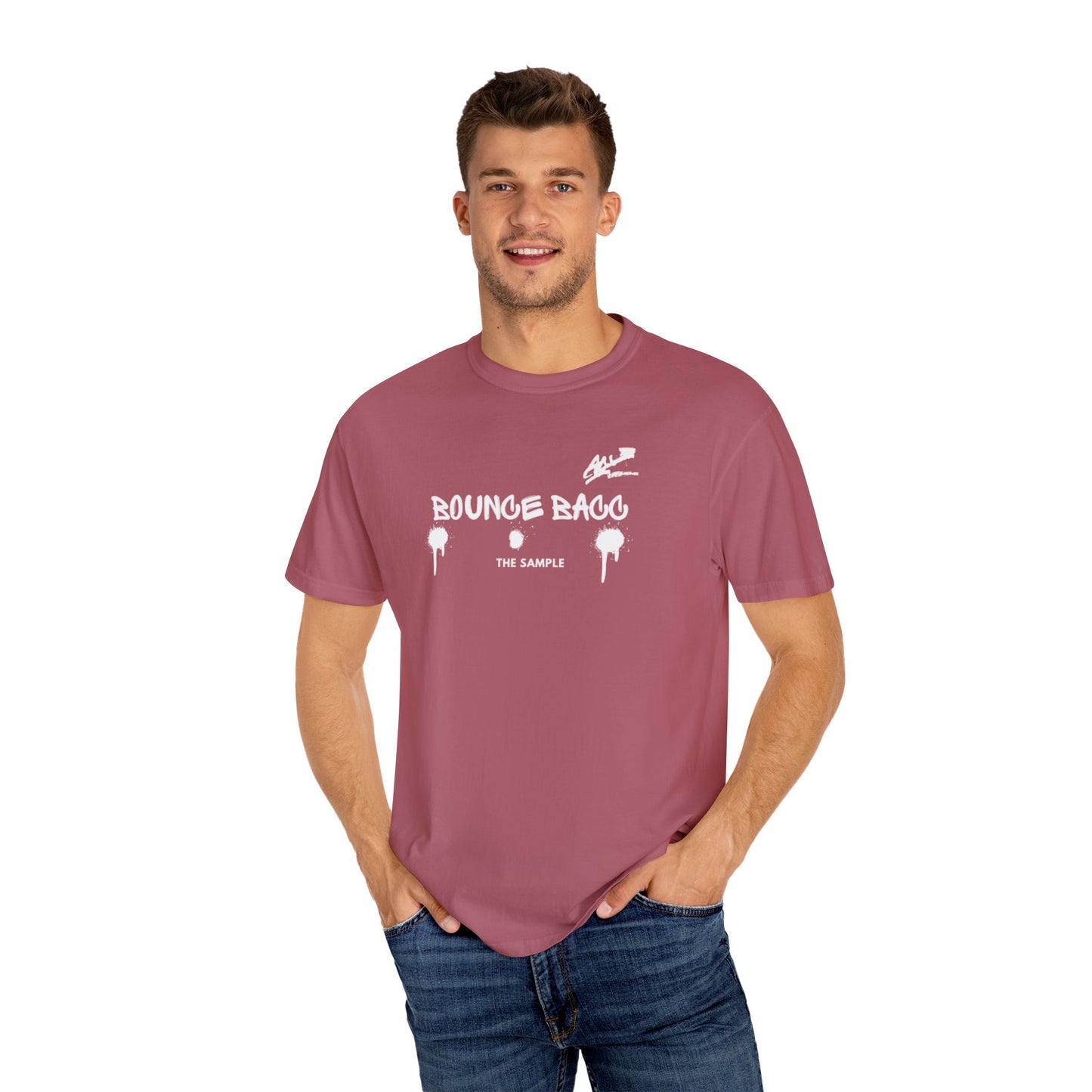 “Bounce Bacc” Unisex Garment-Dyed T-Shirt - Soft, Trendy Style for Everyday Wear