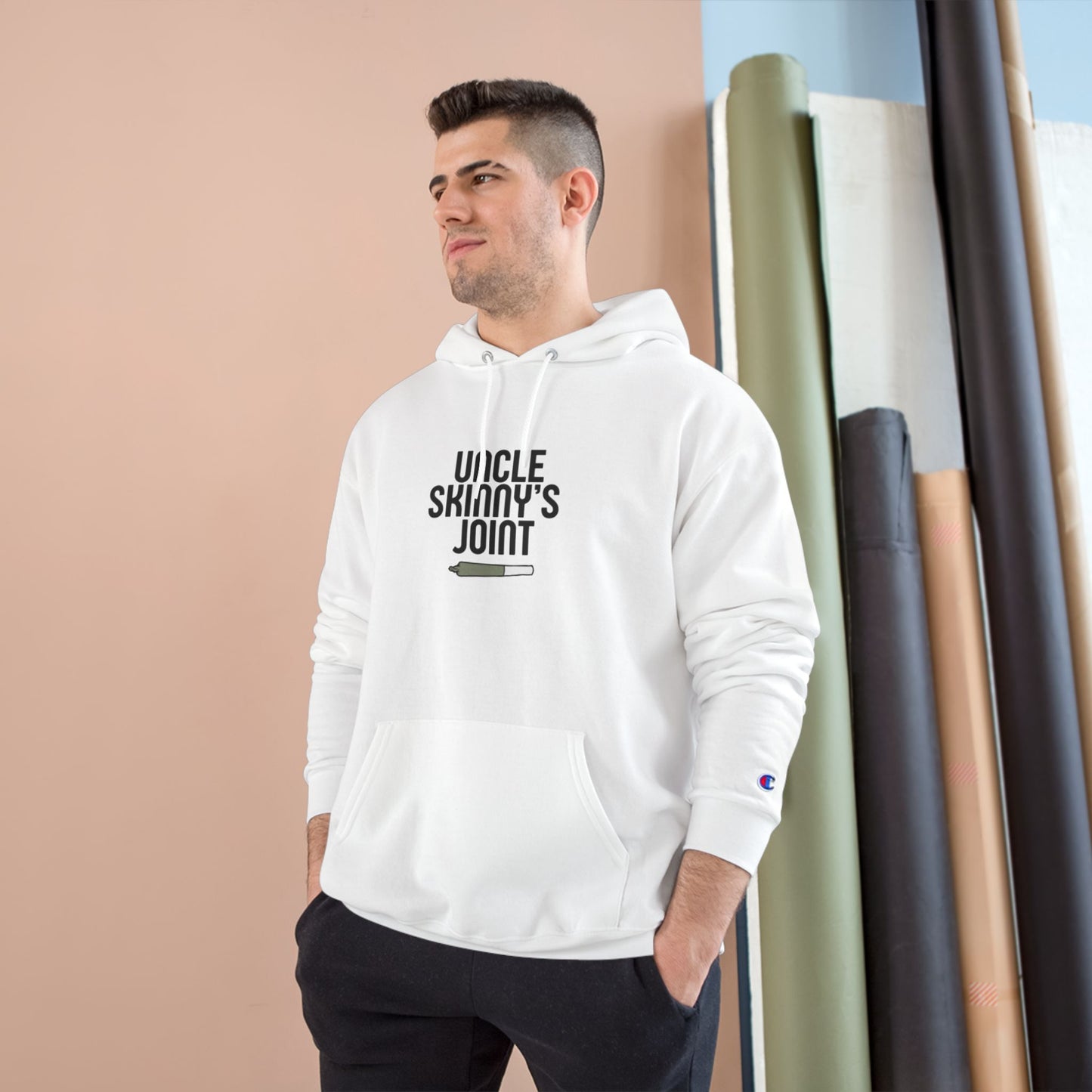 Champion Hoodie - “Uncle Skinny’s Joint” Design