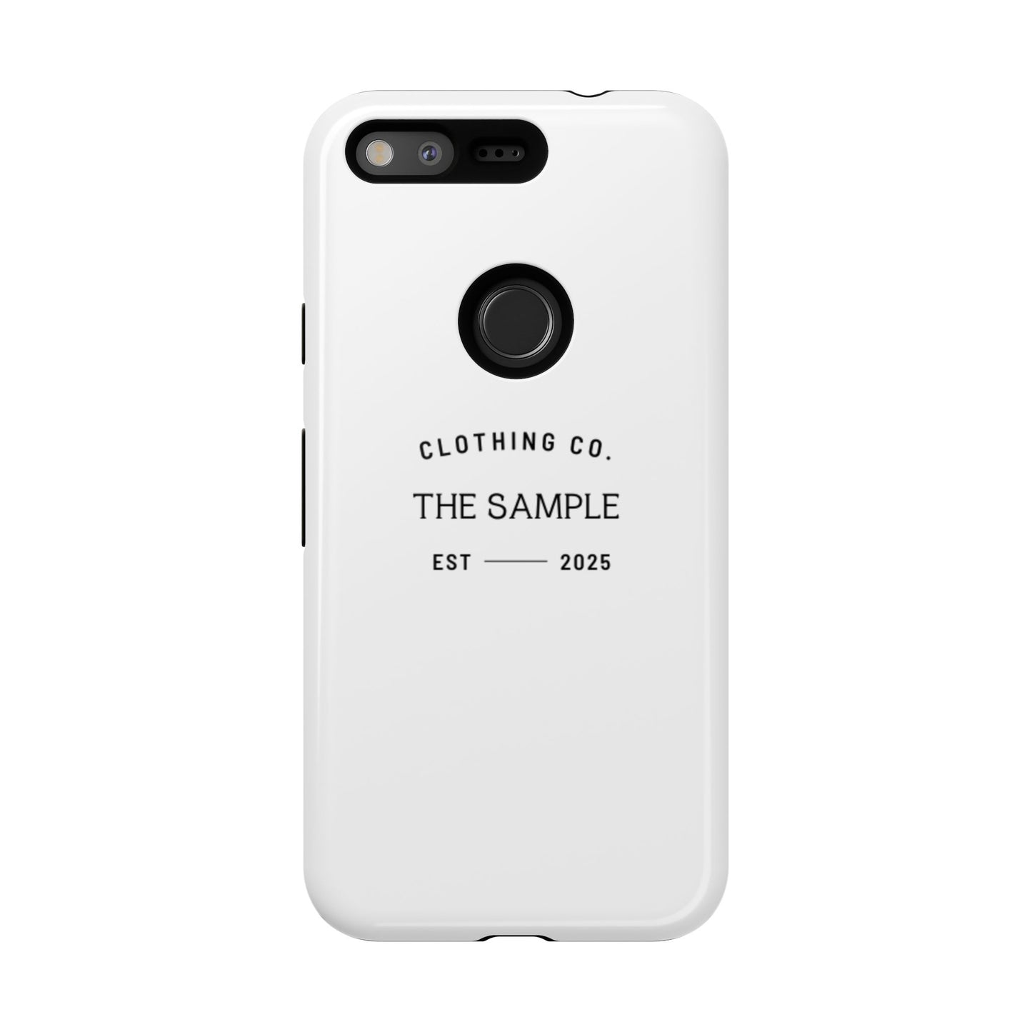 Durable Phone Case - “The Sample Clothing Co.” Design