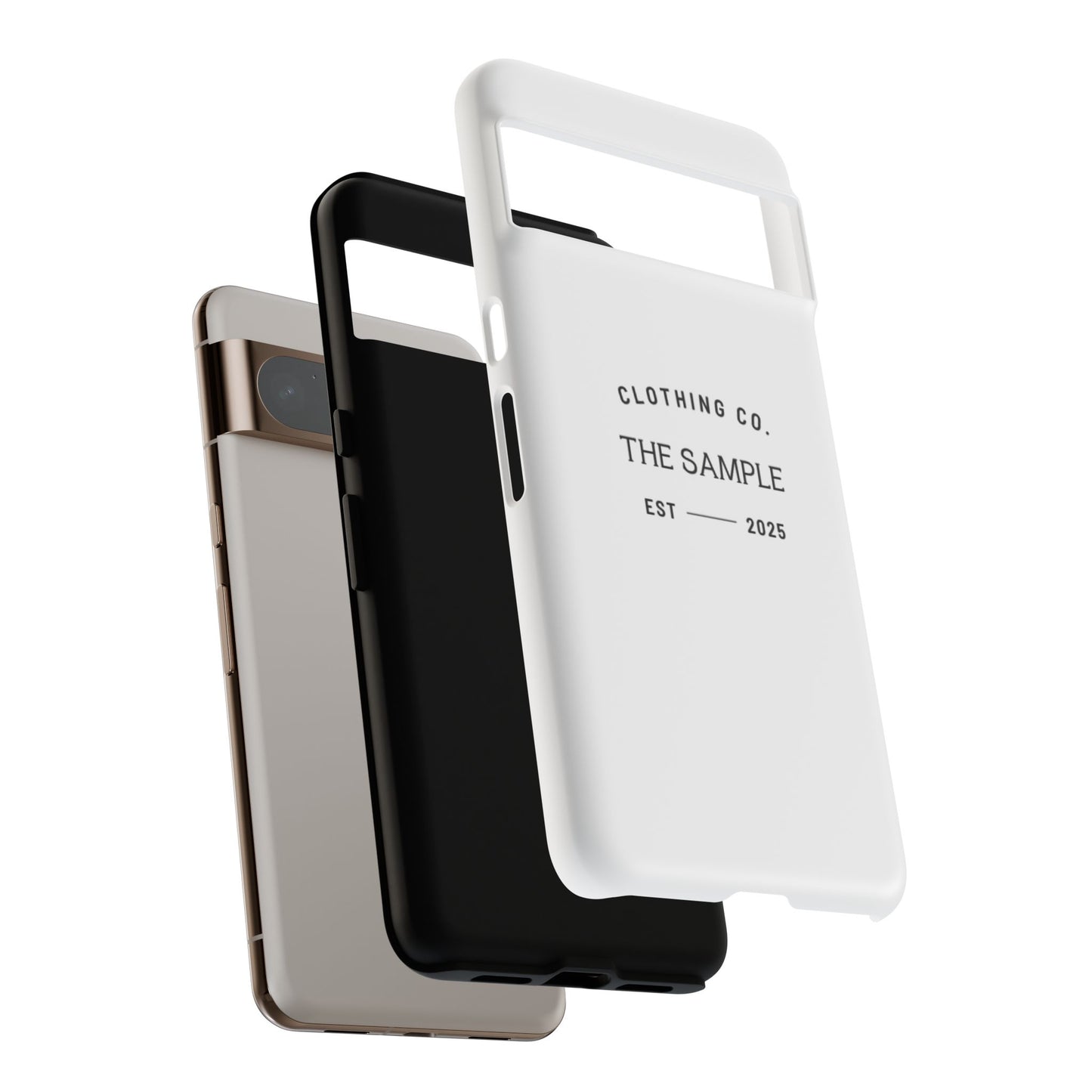 Durable Phone Case - “The Sample Clothing Co.” Design