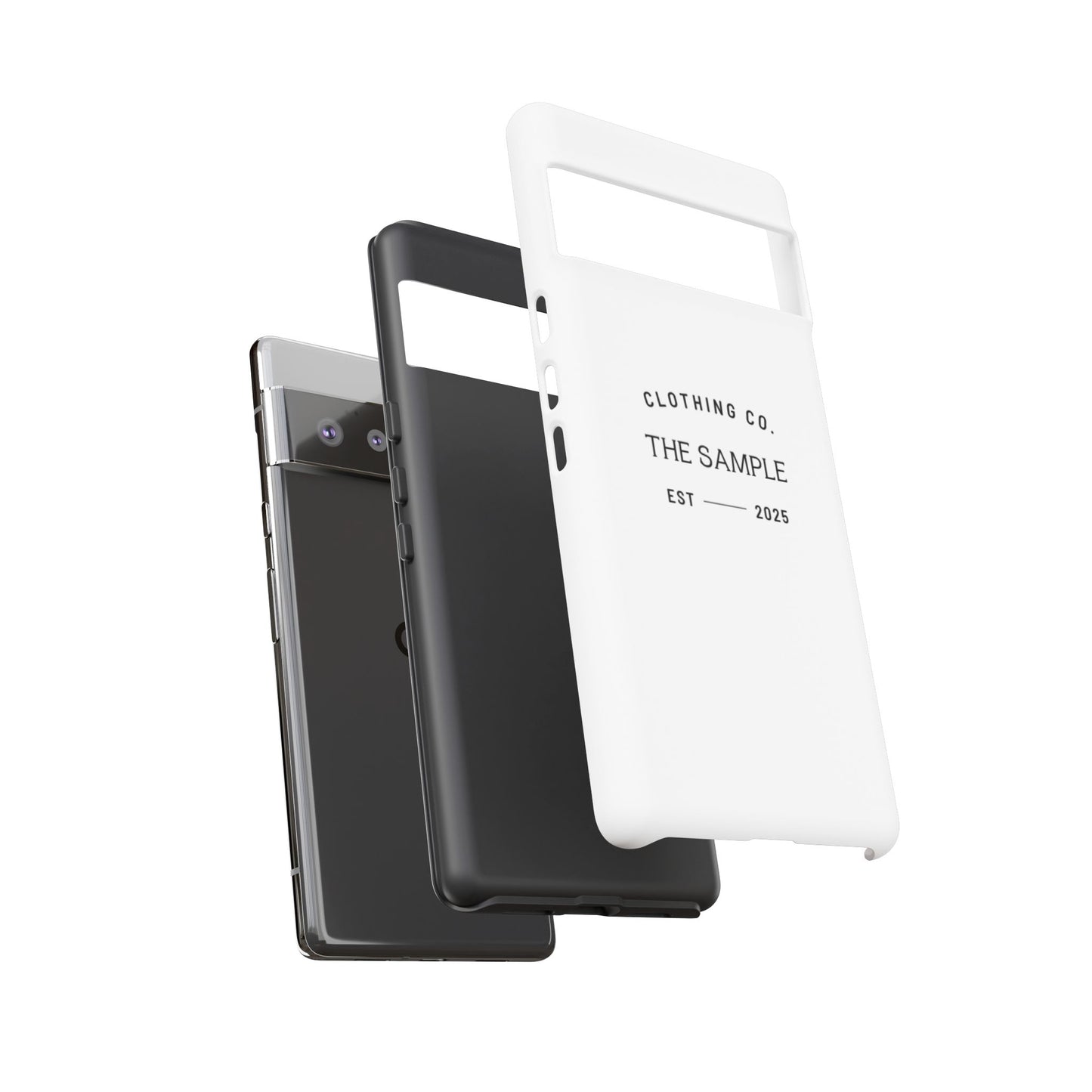 Durable Phone Case - “The Sample Clothing Co.” Design