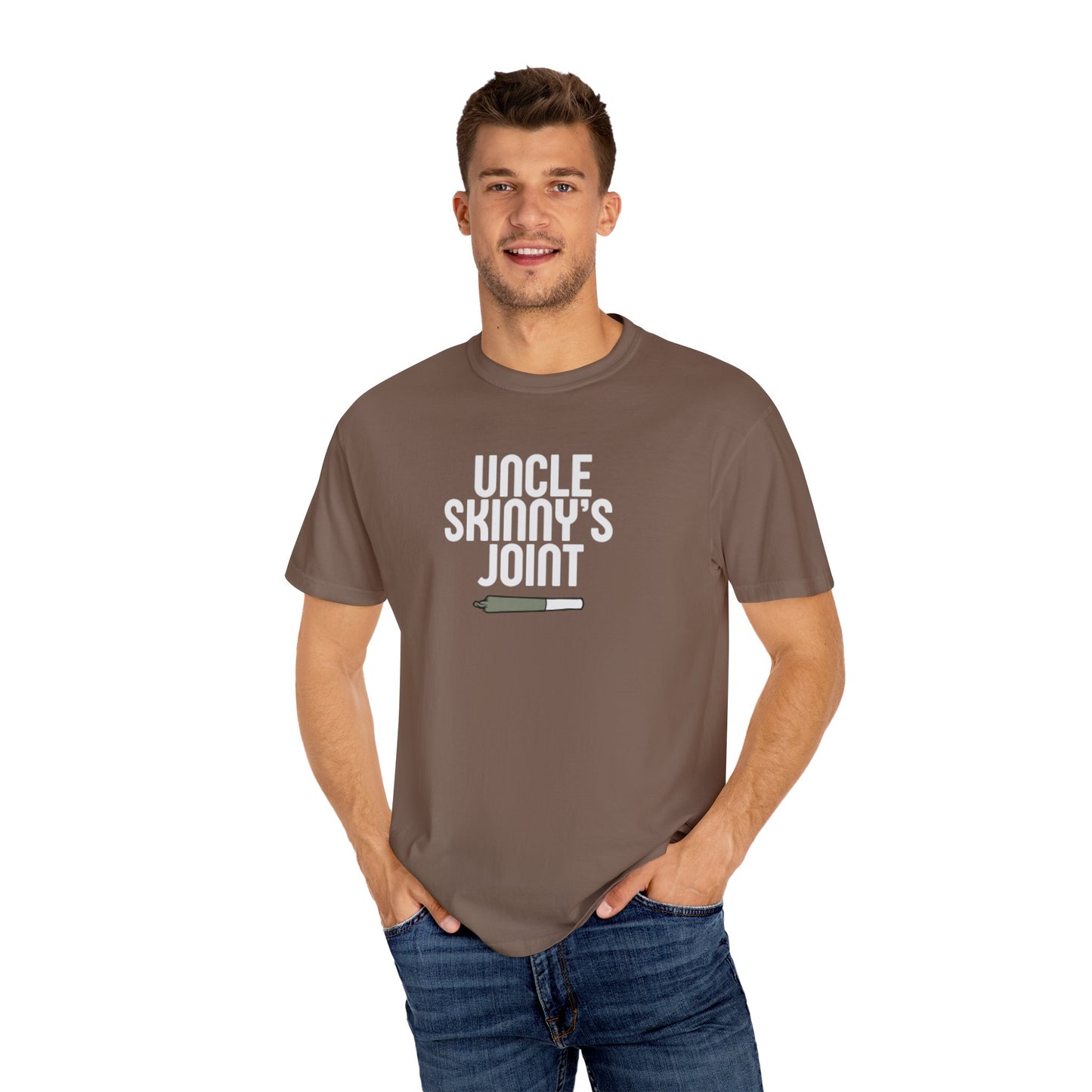 (Unisex) Comfortable Tee - “Uncle Skinny’s Joint” Design