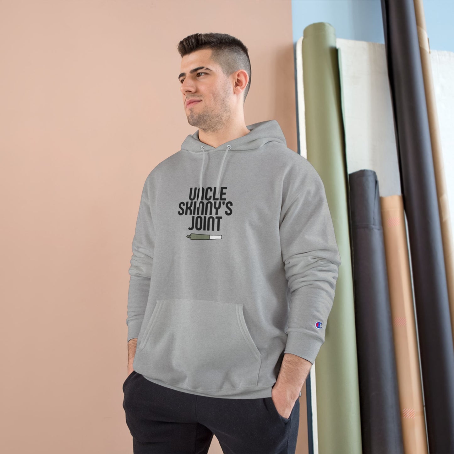 Champion Hoodie - “Uncle Skinny’s Joint” Design