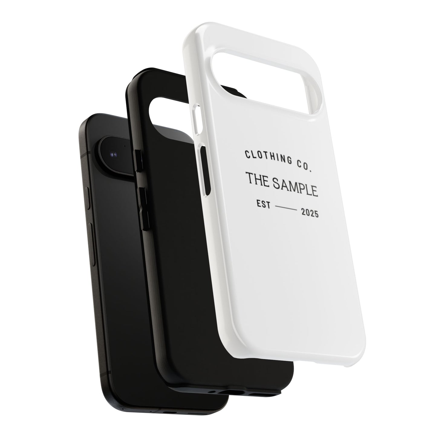 Durable Phone Case - “The Sample Clothing Co.” Design