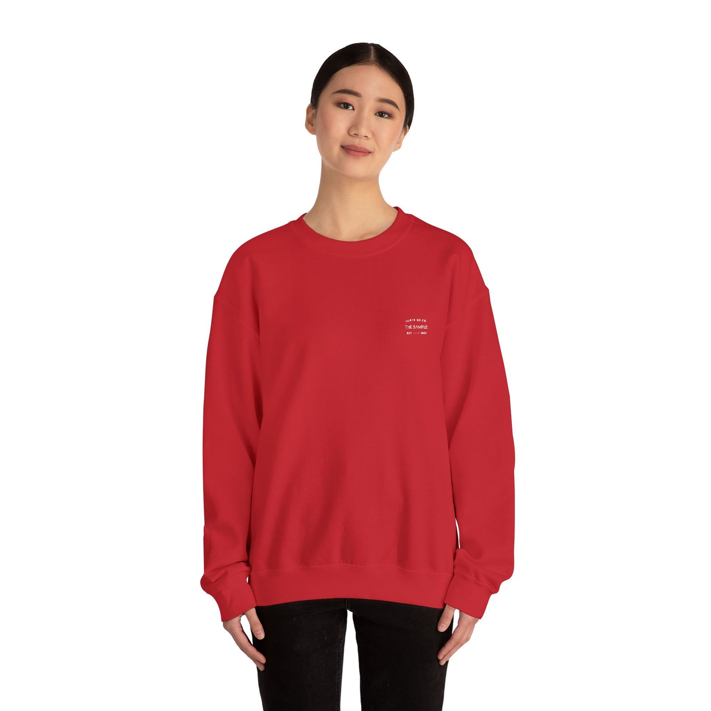 Crewneck Sweatshirt - “The Sample Clothing Co.” Design