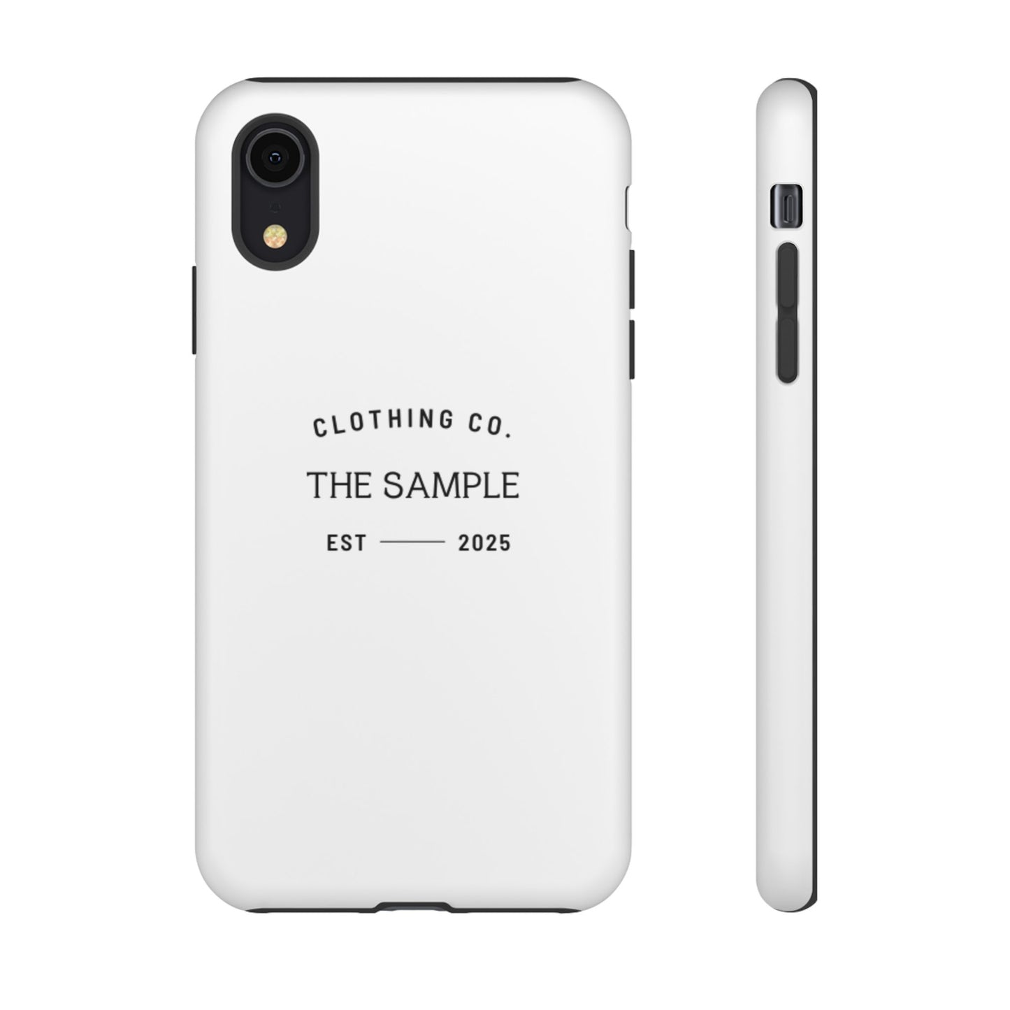 Durable Phone Case - “The Sample Clothing Co.” Design